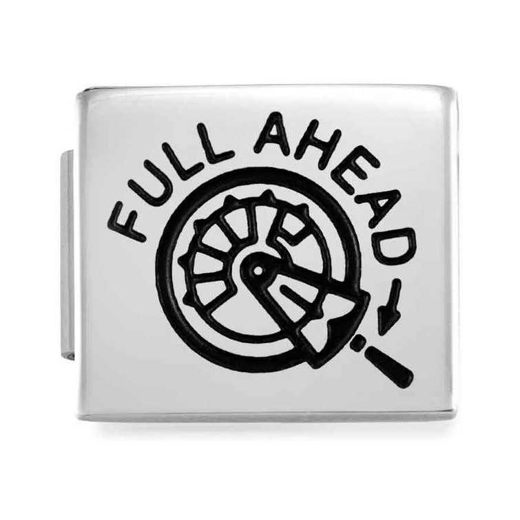 Nomination Composable Glam Charm Full Ahead - Edelstahl