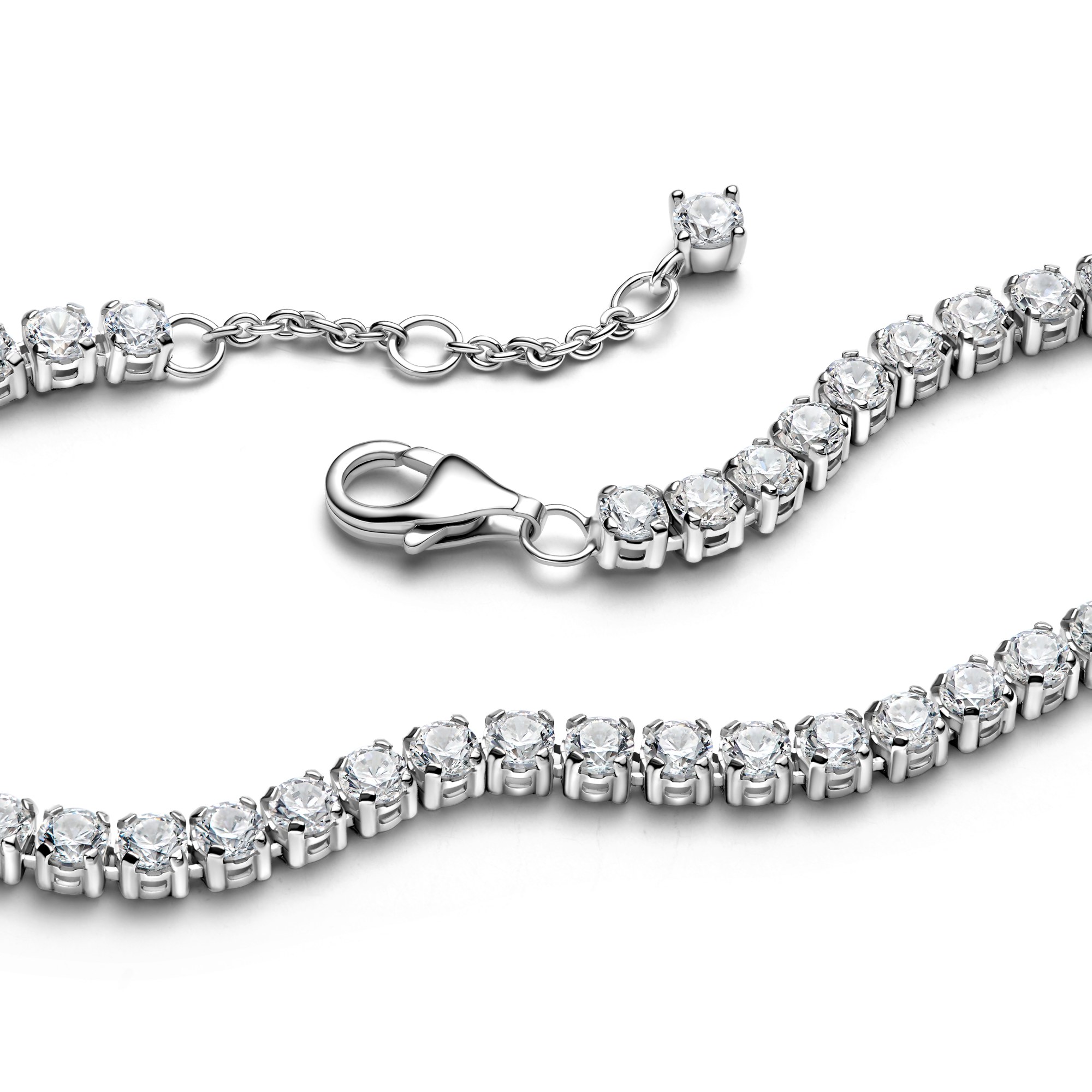 Pandora Funkelndes Tennisarmband - Sterling Silber Zirkonia – Ansicht 5