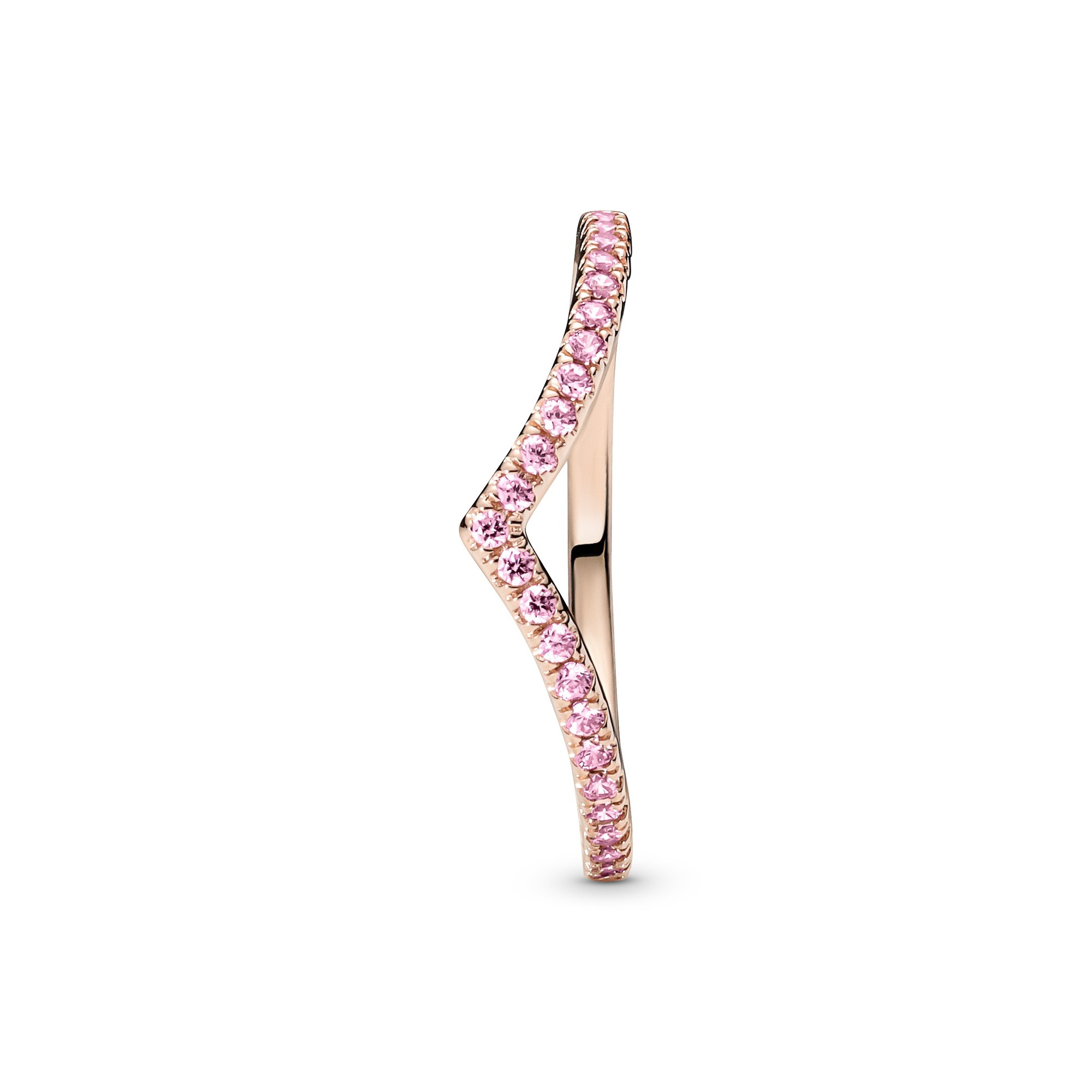 Pandora Ring ohne Zeitlimit - Roségold vergoldet - Zirkonia - Pink Ansicht 3 – Ansicht 3