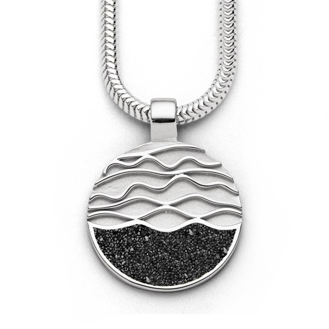 DUR Anhänger Strandwellen - P3216 - Sterling Silber – Ansicht 2