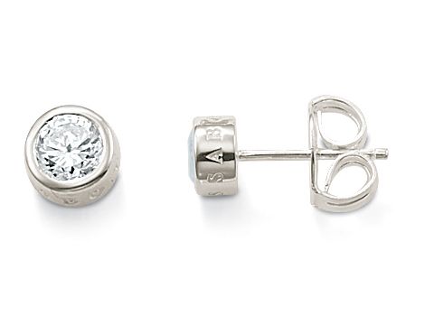 Thomas Sabo Ohrstecker H1670-051-14 aus Silber mit Zirkonia in runder Form, glänzend und elegant, ideal für alle Anlässe.