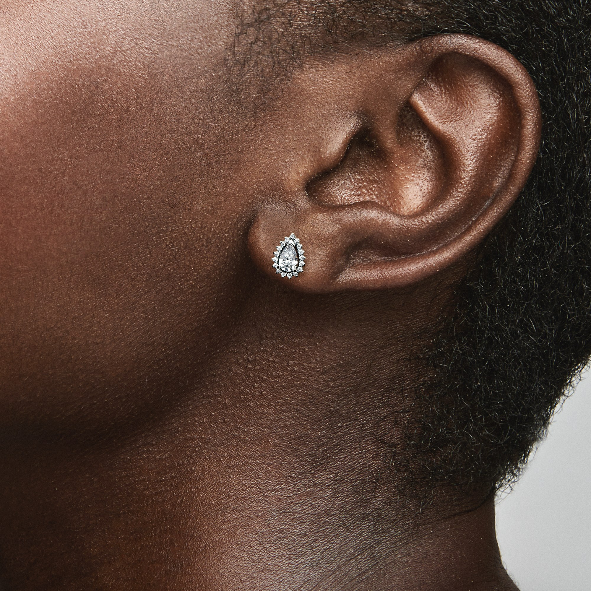 Pandora Funkelnde Birnen-Kranz Ohrringe - Sterling Silber - Zirkonia – Ansicht 3