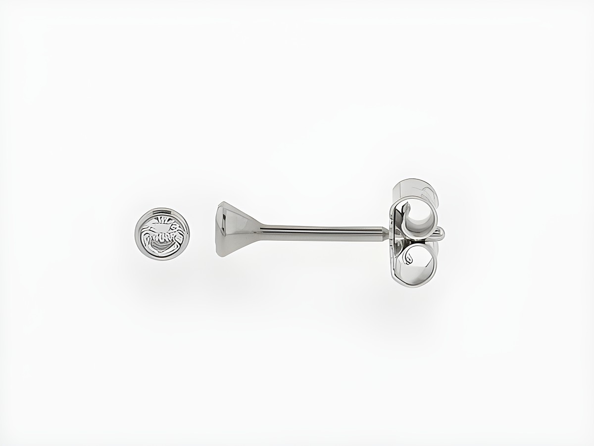 Silber Ohrringe Kelch Silber 2,7 mm Zirkonia Stecker Hersteller Juwelier Harnisch Zirkonia in elegantem Design für jeden Anlass.