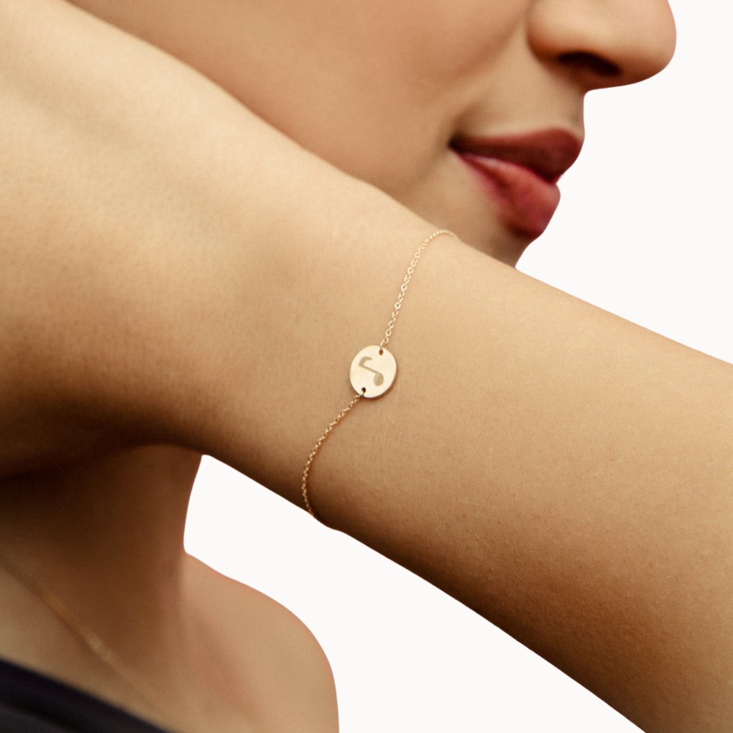 XENOX Armband FINE Gravur - Gelbgold 585 - 15-18 cm – Ansicht 2