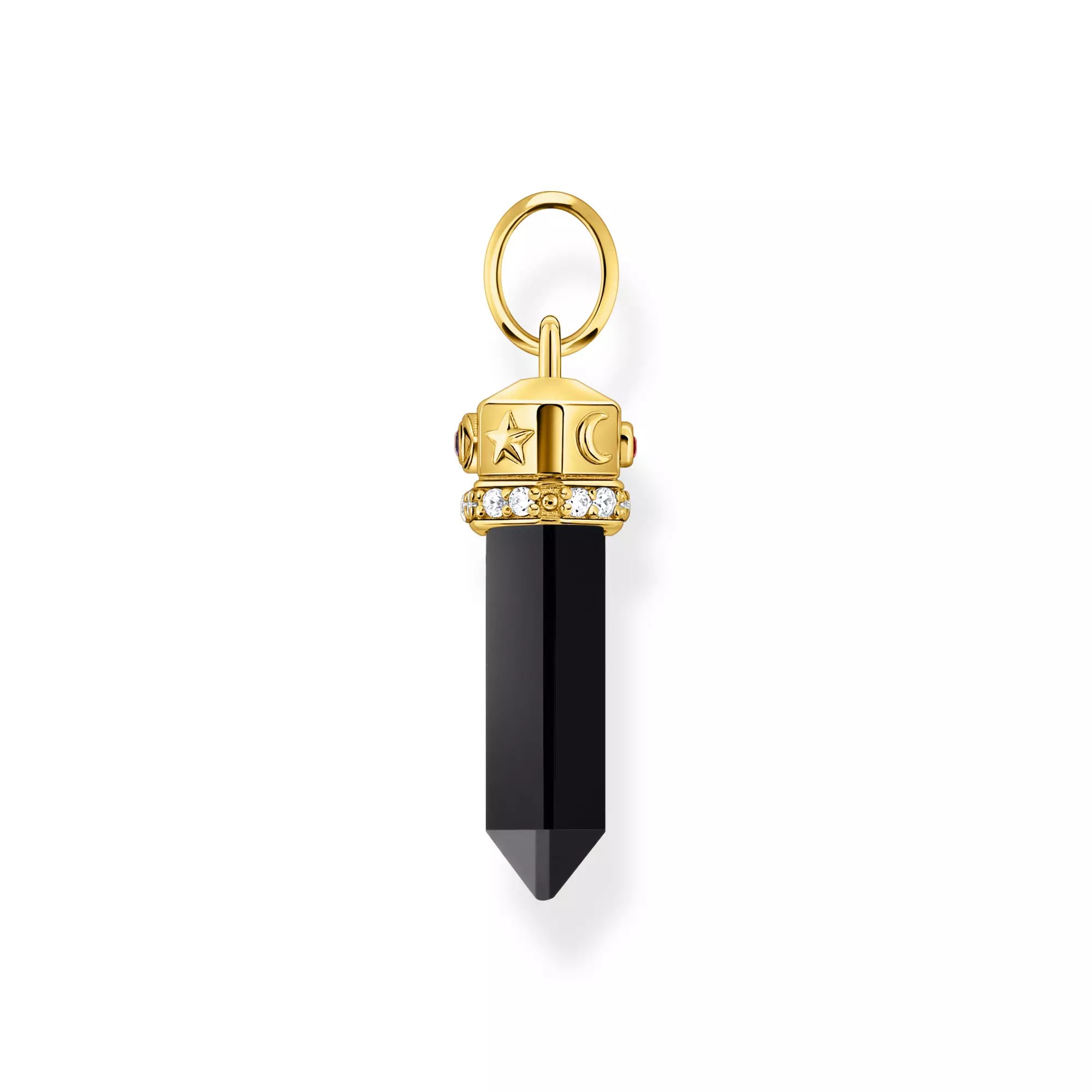 Thomas Sabo Anhänger - Silber verg. & Onyx - Schwarz - Pendel – Ansicht 2