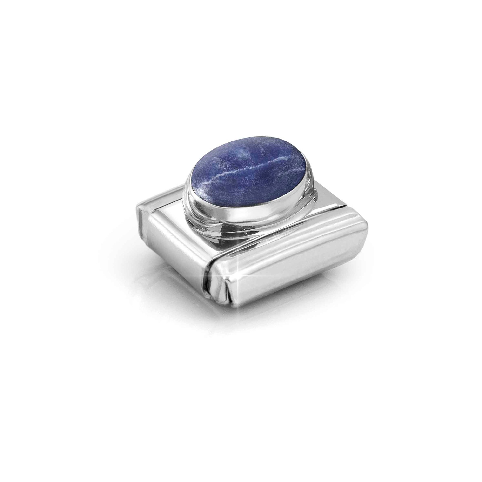 Nomination Composable Classic Charm Sodalith blau - Edelstahl, Sterling Silber – Ansicht 4