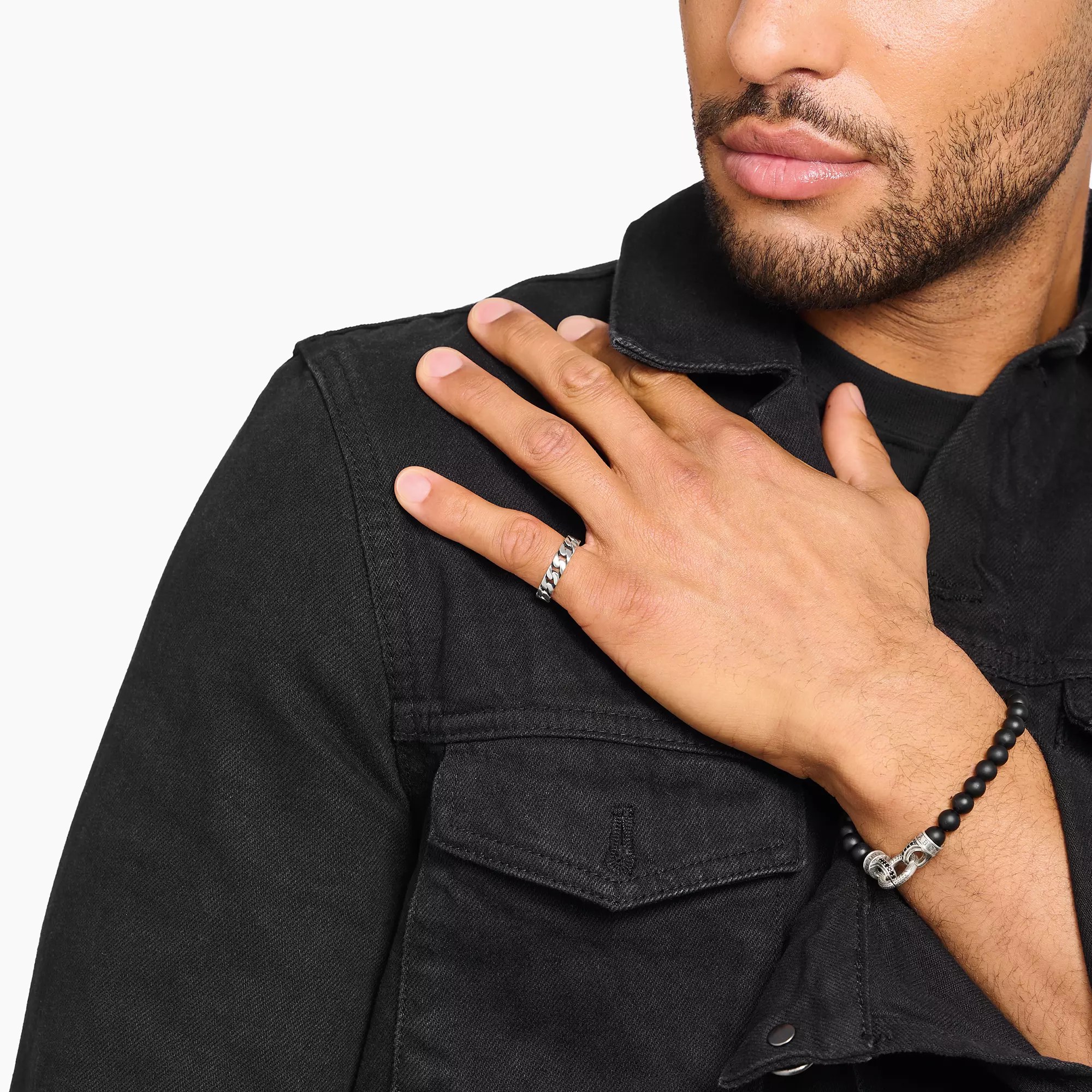 Thomas Sabo Ring Kettenglieder Silber – PANZERKETTE – Ansicht 3