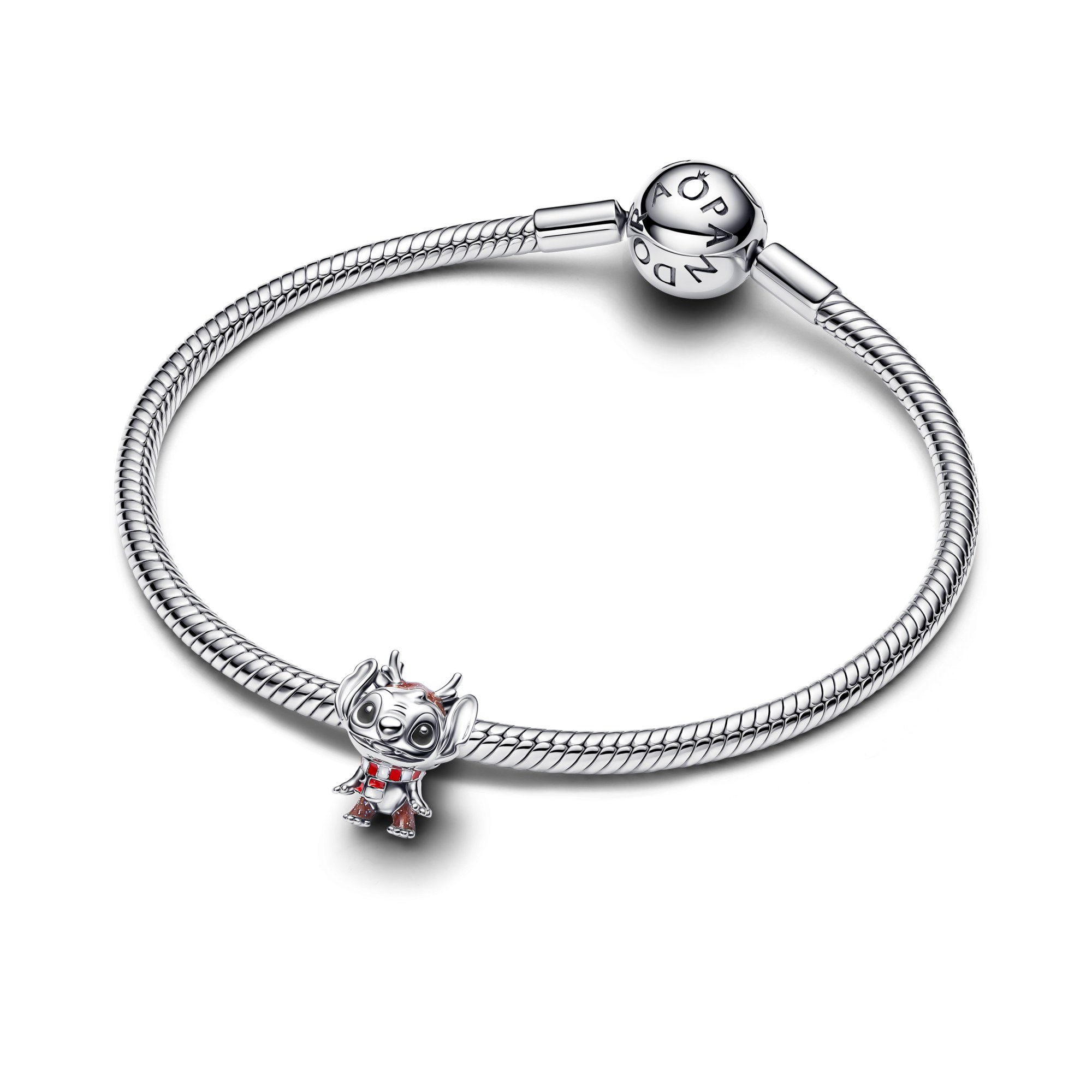 Pandora Disney - Charm Stitch Rentier - Sterling Silber - Emaille braun – Ansicht 3
