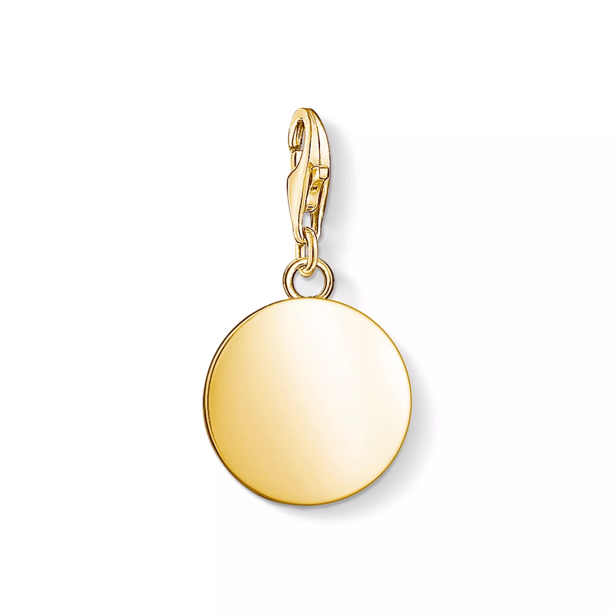 Thomas Sabo Charm-Anhänger Platte vergoldet