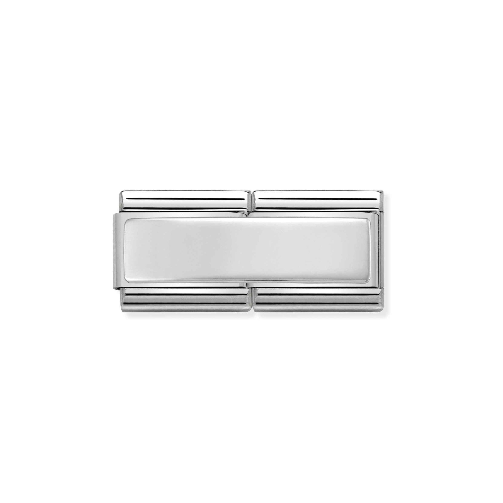 Nomination - 330710 01 - Composable DOUBLE Classic - Glatte Plakette