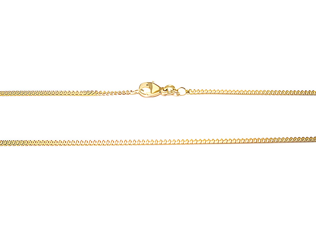 Gold 585 Damen und Herren Panzerkette 60cm, mit einer Drahtstärke von 6mm, Hersteller Juwelier Harnisch, elegante und zeitlose Schmuckkette für jeden Anlass.