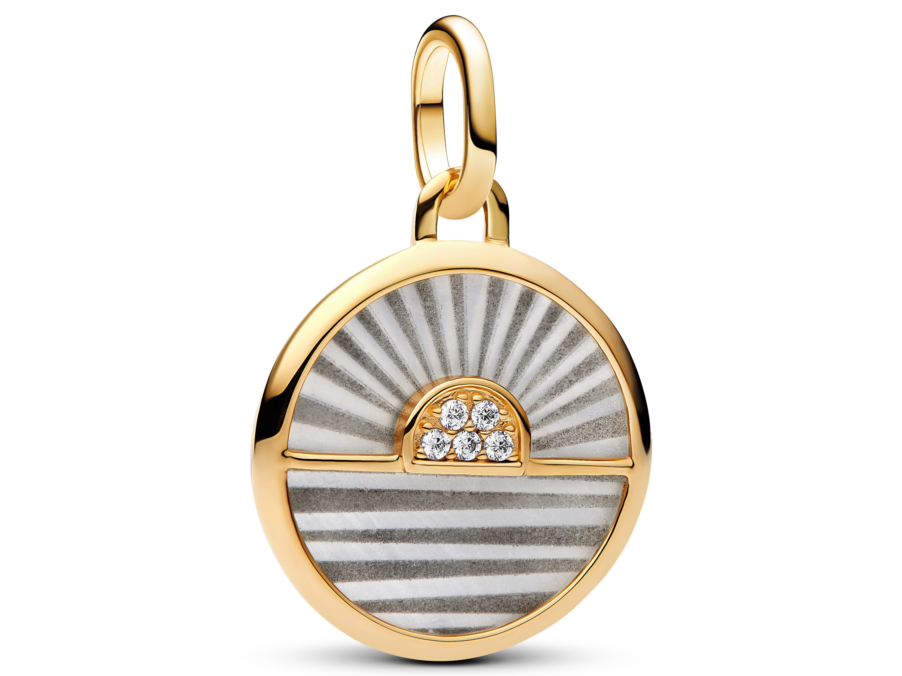 Pandora ME 763859C01 - Sonnenaufgang Charm - Gelbgold Vergoldung 