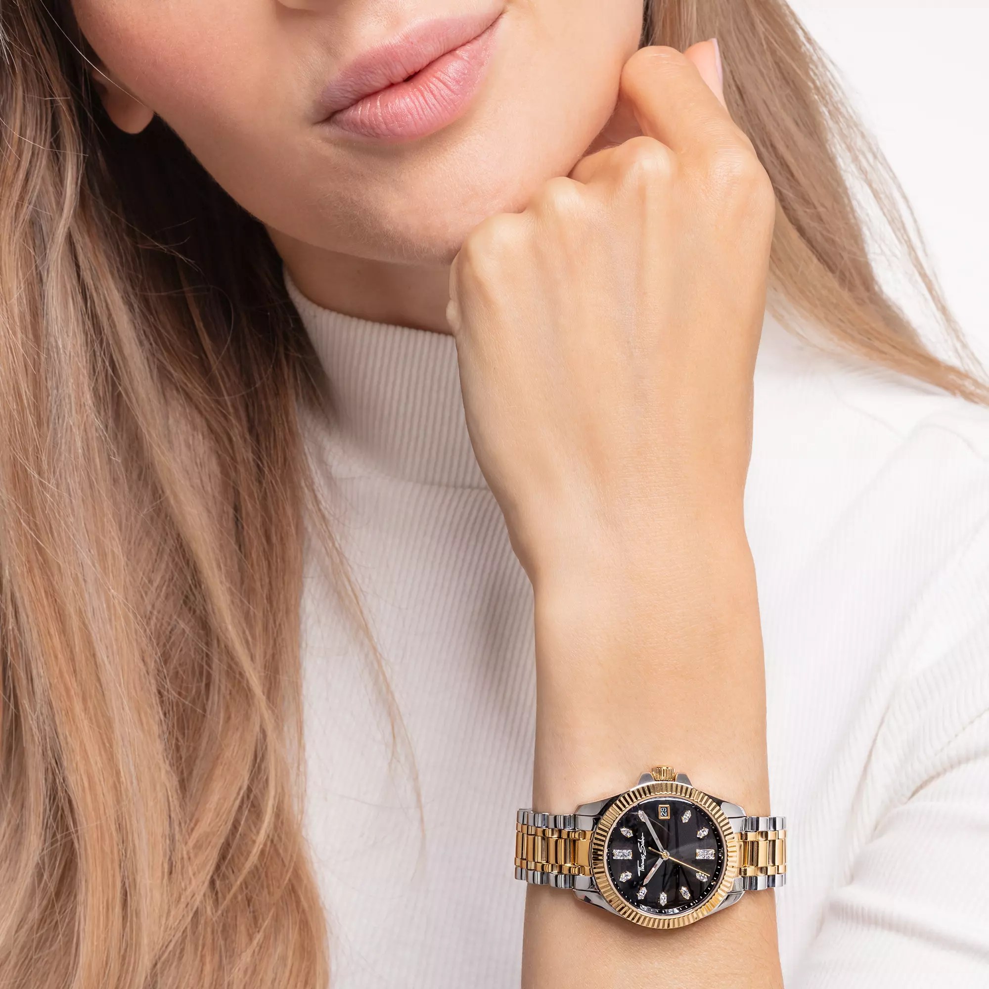 Thomas Sabo Damenuhr bicolor Gold – Ansicht 4