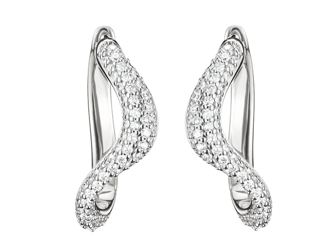 Thomas Sabo Fluid Elegance - CR765-051-14 - Creolen - Sterling Silber recy. & Zirkonia