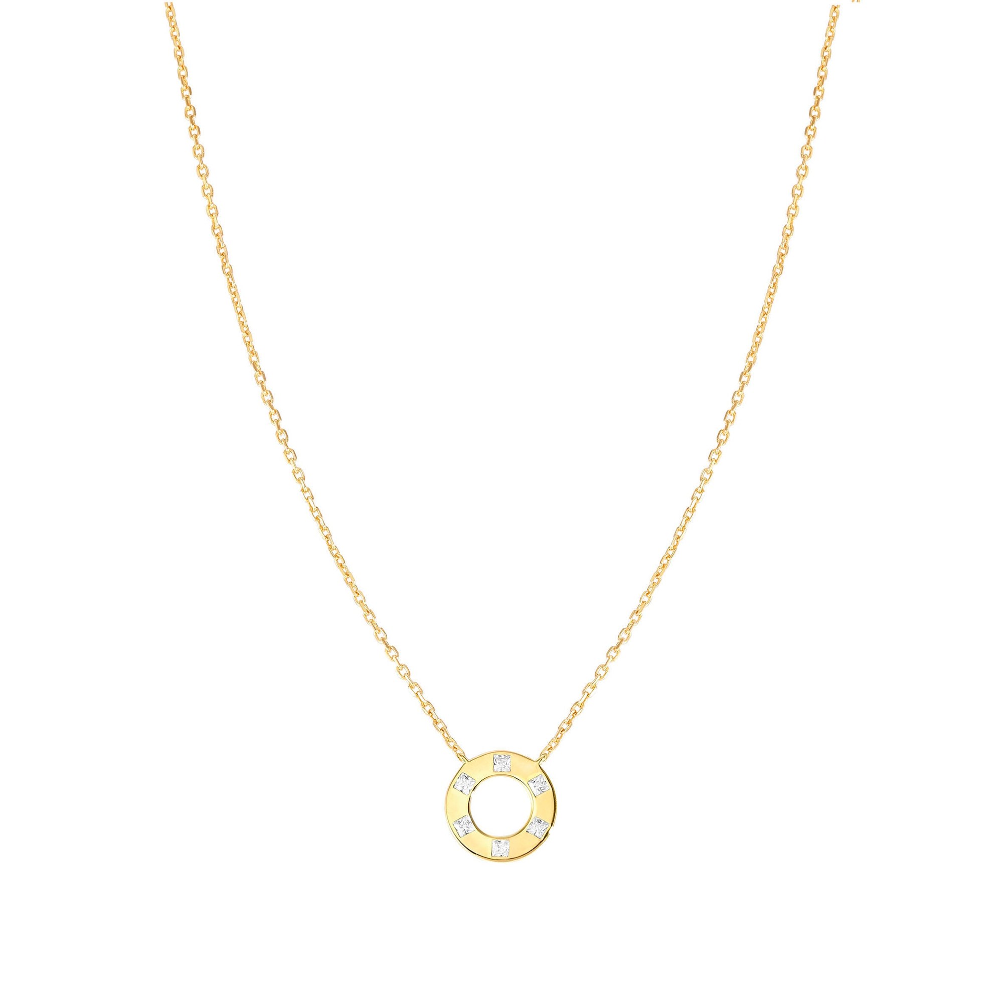 Nomination Carismatica KREIS Collier - Gelbgold vergoldet - Zirkonia Weiß - 38 - 44 cm – Ansicht 3