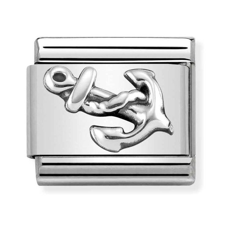 Nomination Composable Classic Charm Anker - Edelstahl, Sterling Silber