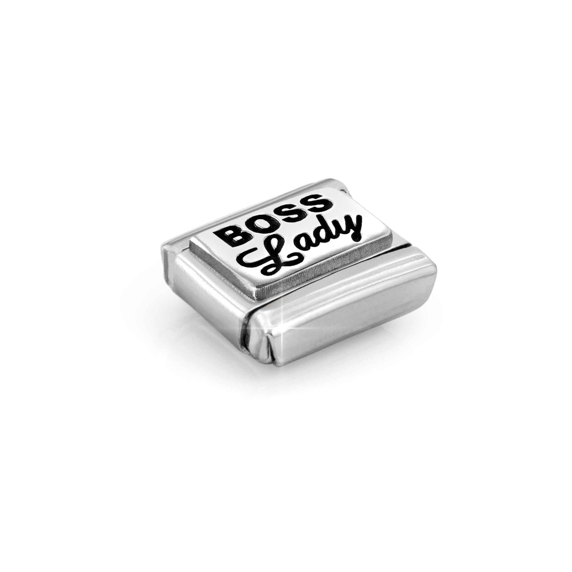 Nomination Composable Classic Charm Boss Lady - Edelstahl, Sterling Silber, Emaille – Ansicht 4