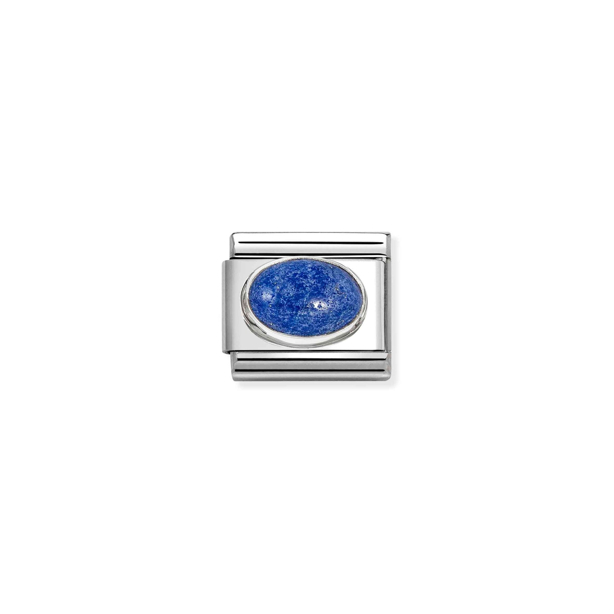 Nomination CLASSIC Element - Edelstein in Sterling Silber - Fassung - Lapislazuli – Ansicht 2