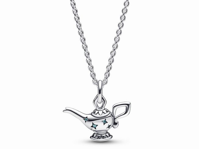 Pandora Disney - Kette mit Anhänger - Disney Aladdin Wunderlampe Collier-Halskette - 392347C01-45 - Sterling Silber - Zirkonia -