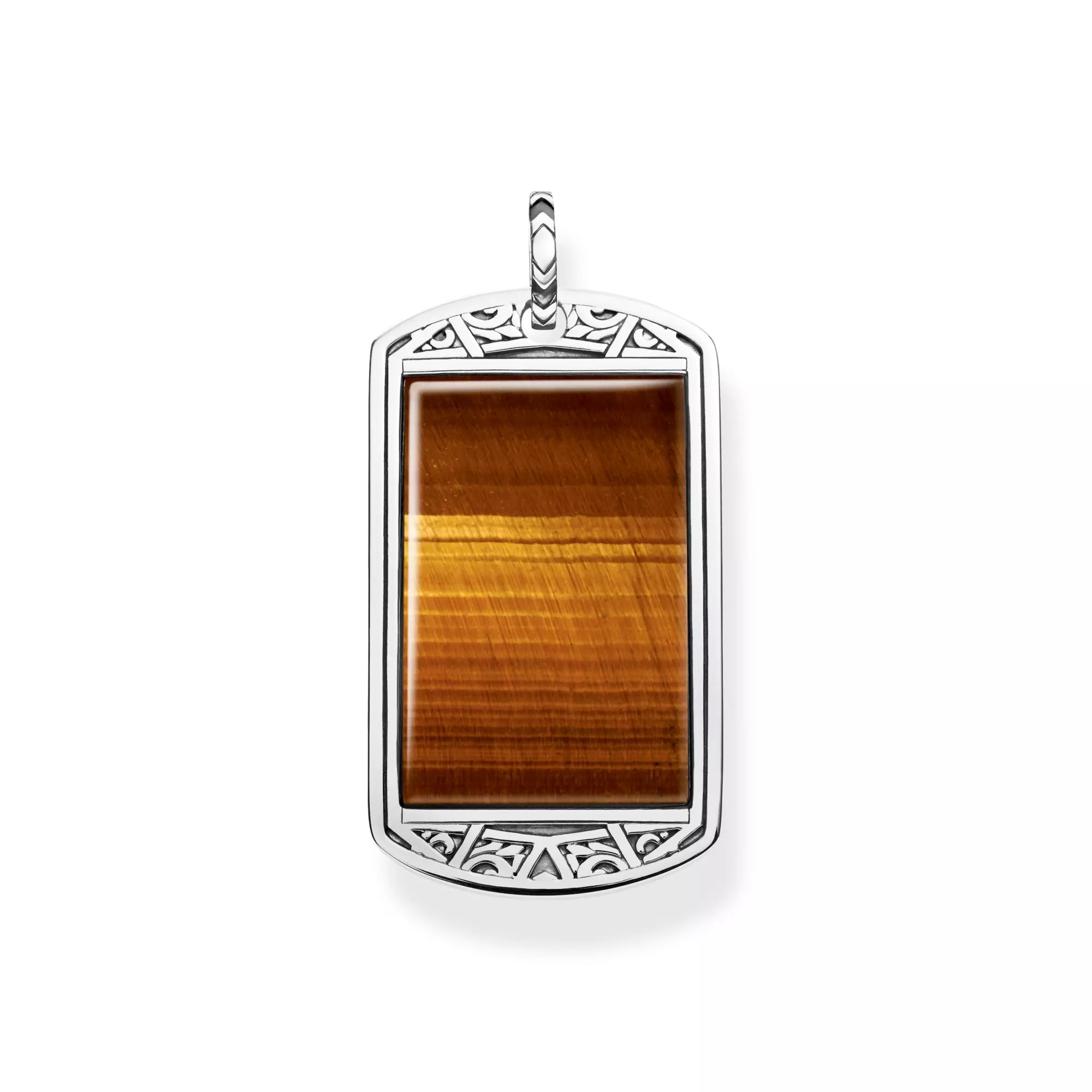 Thomas Sabo Anhänger Sterling Silber geschw. - Tigerauge