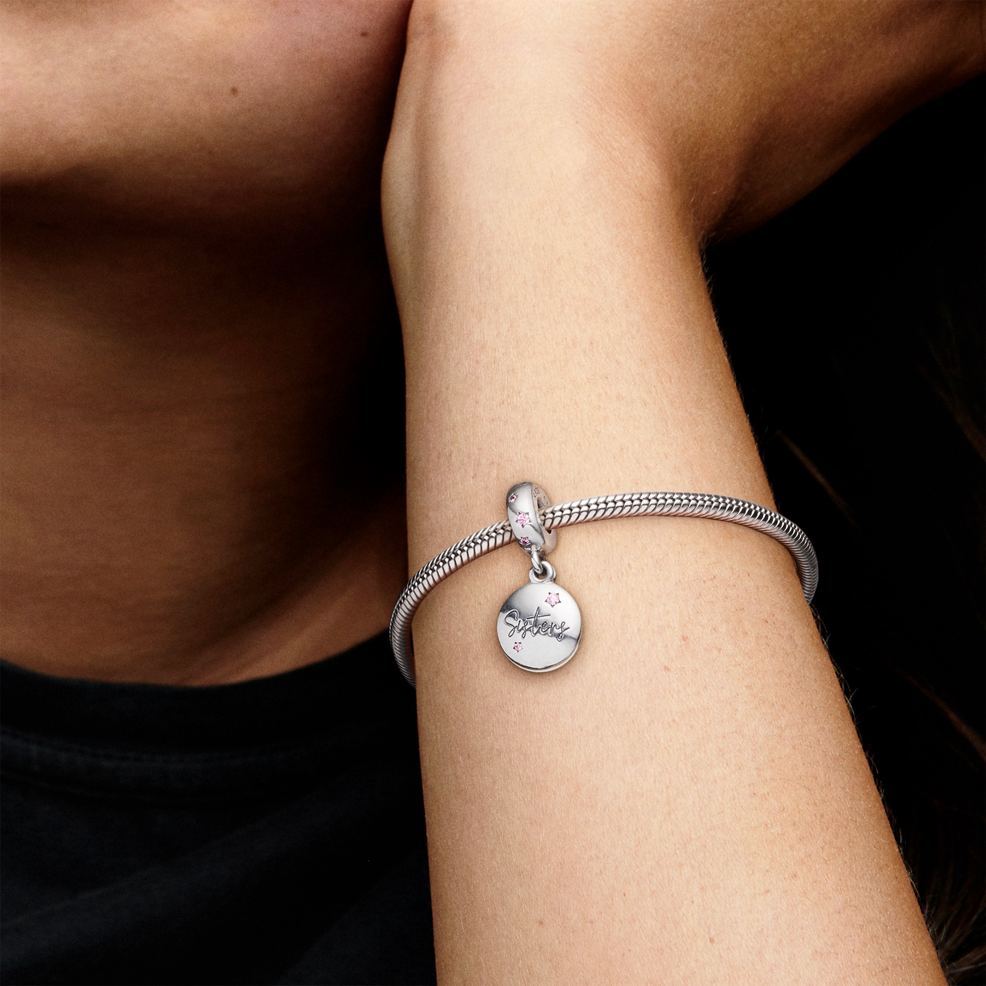 Pandora Sisters silver dangle - Schwestern - Silber – Ansicht 5