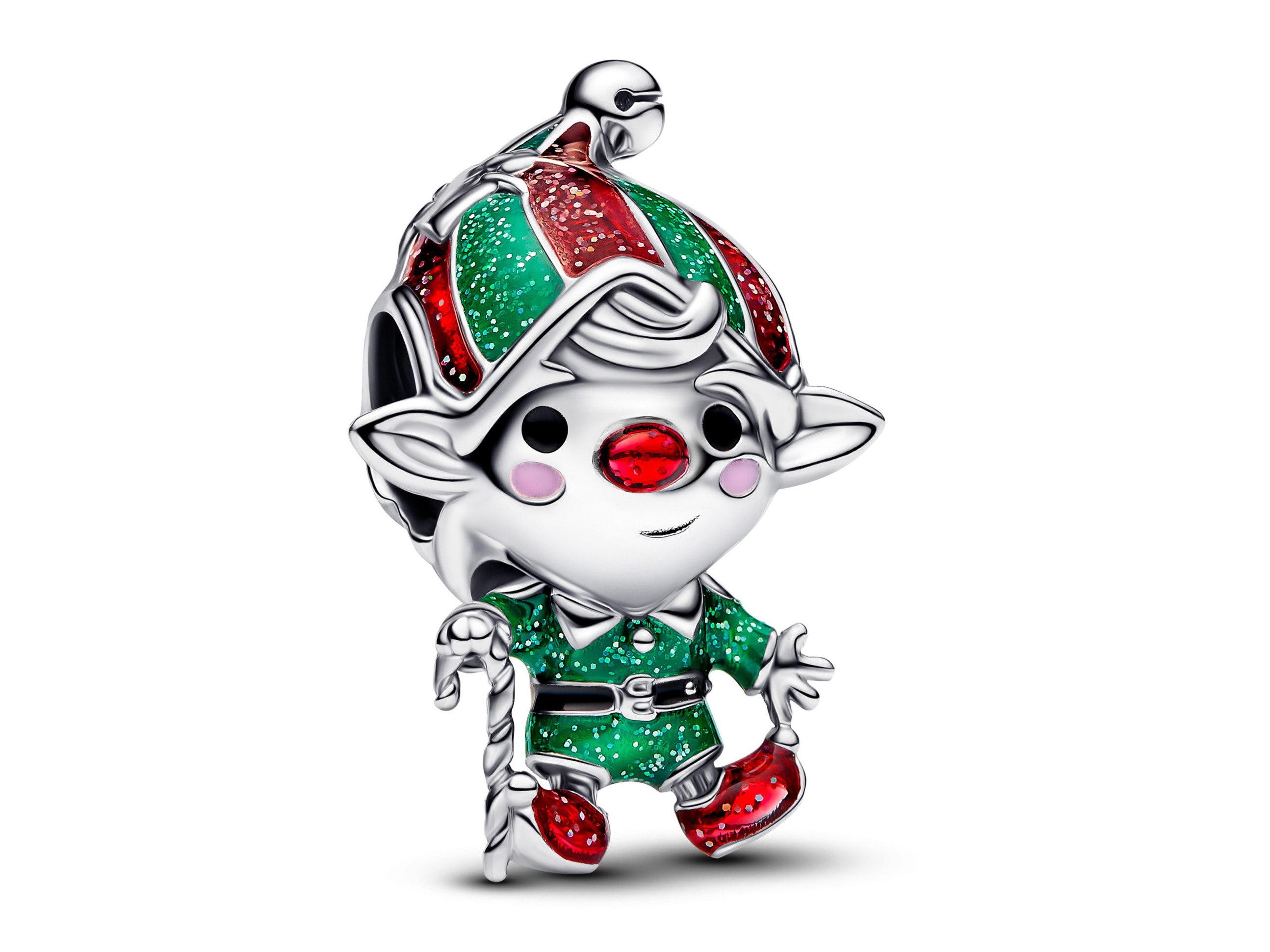 Pandora 794294C01 Elf - Wichtel Charm - Weihnachten xmas - Sterling Silber - Emaille