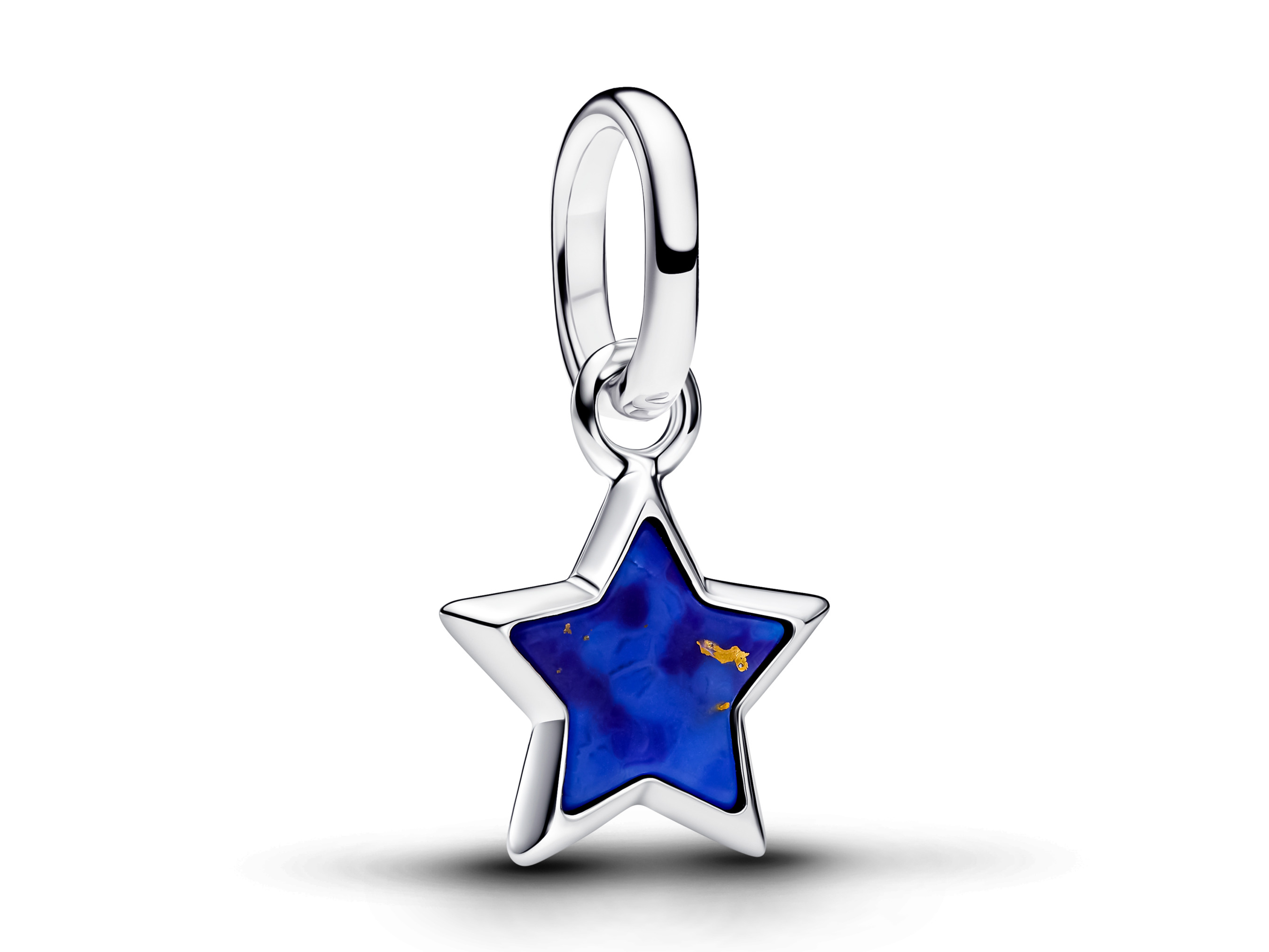 Pandora ME 794613C01 - Stern Mini-Dangle-charm - Silber - synth. Lapislazuli - Blau