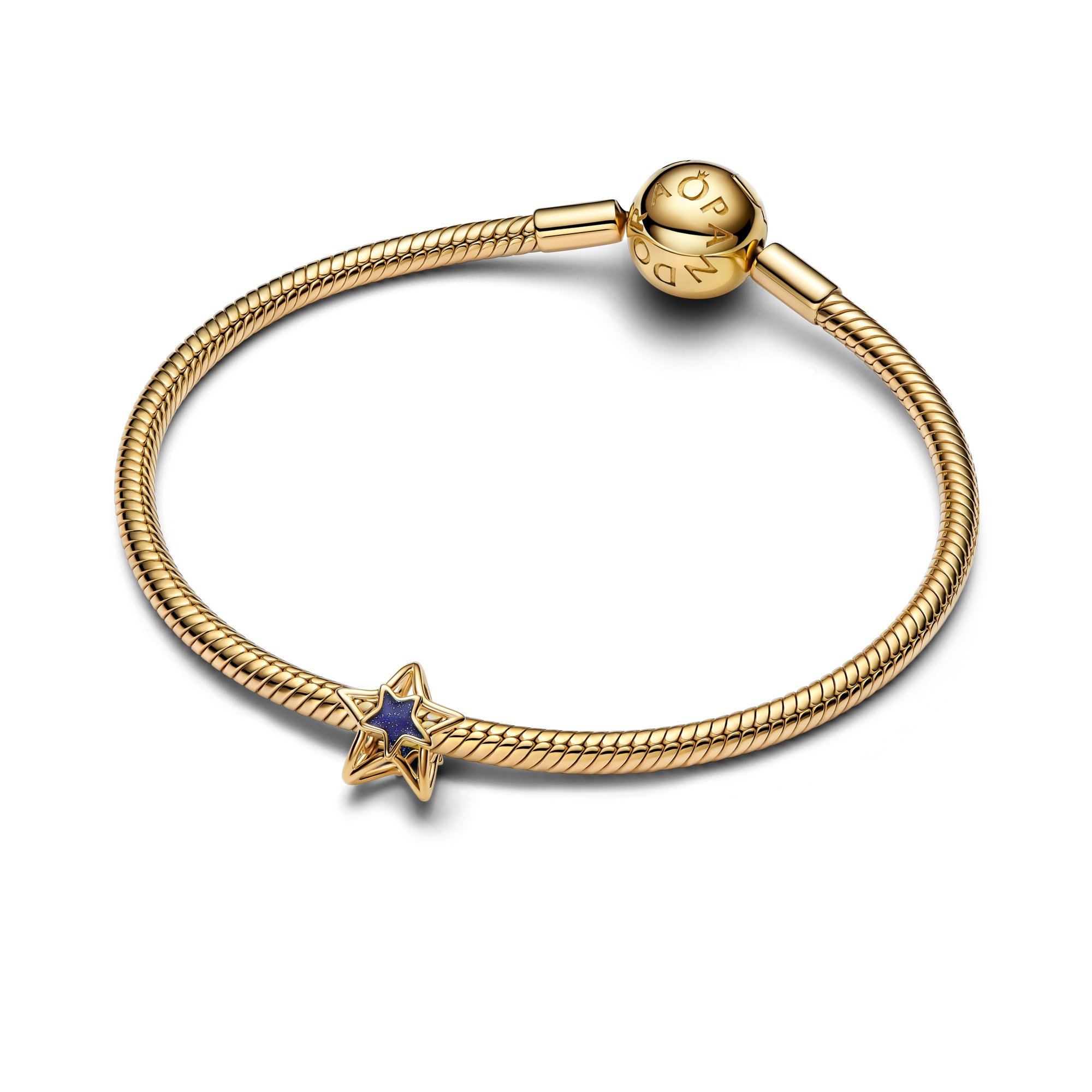 Pandora Moments - Charm Stern - Gelbgold Vergoldung - durchbrochen – Ansicht 3