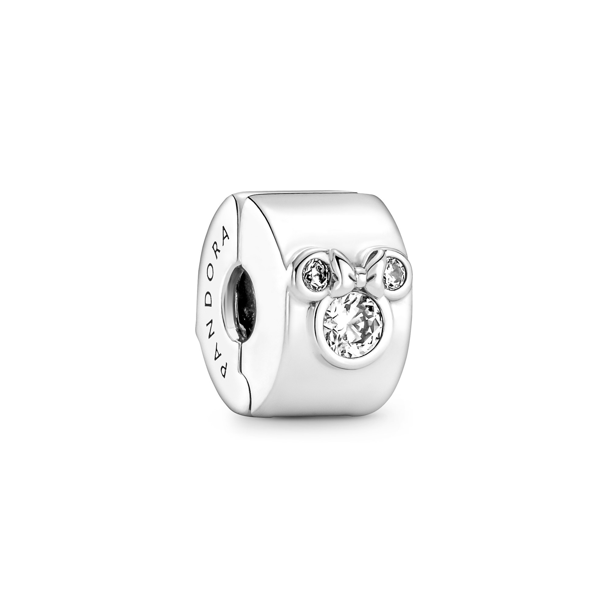 Pandora Disney Micky Maus & Minnie Maus Clip-Stopper - Silber - Zirkonia
