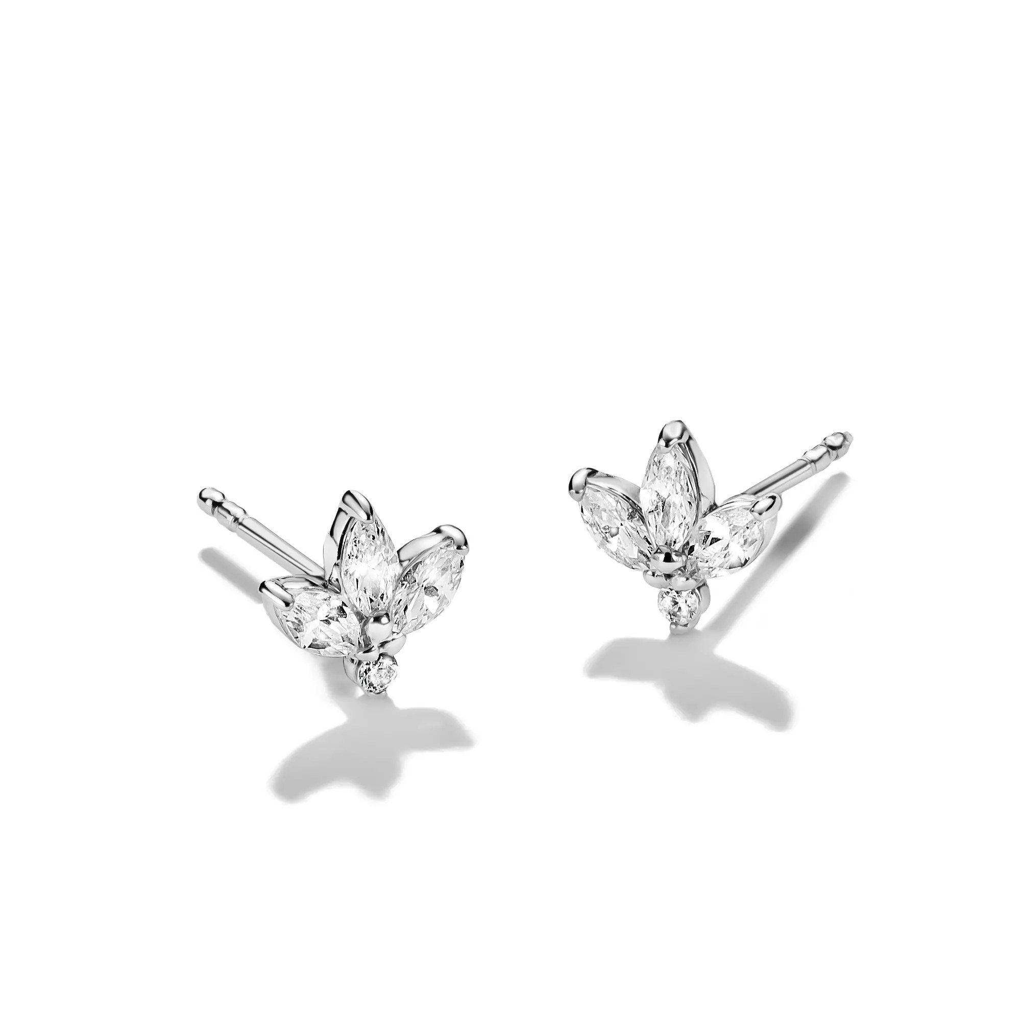 Thomas Sabo Ohrstecker Blüte - 925 Sterling Silber - Zirkonia – Ansicht 3