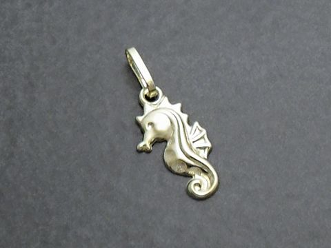 Seepferdchen Gold 333 Anhänger niedlich von Juwelier Harnisch, ideal als Schmuckstück für Tierliebhaber und als stilvolles Accessoire.