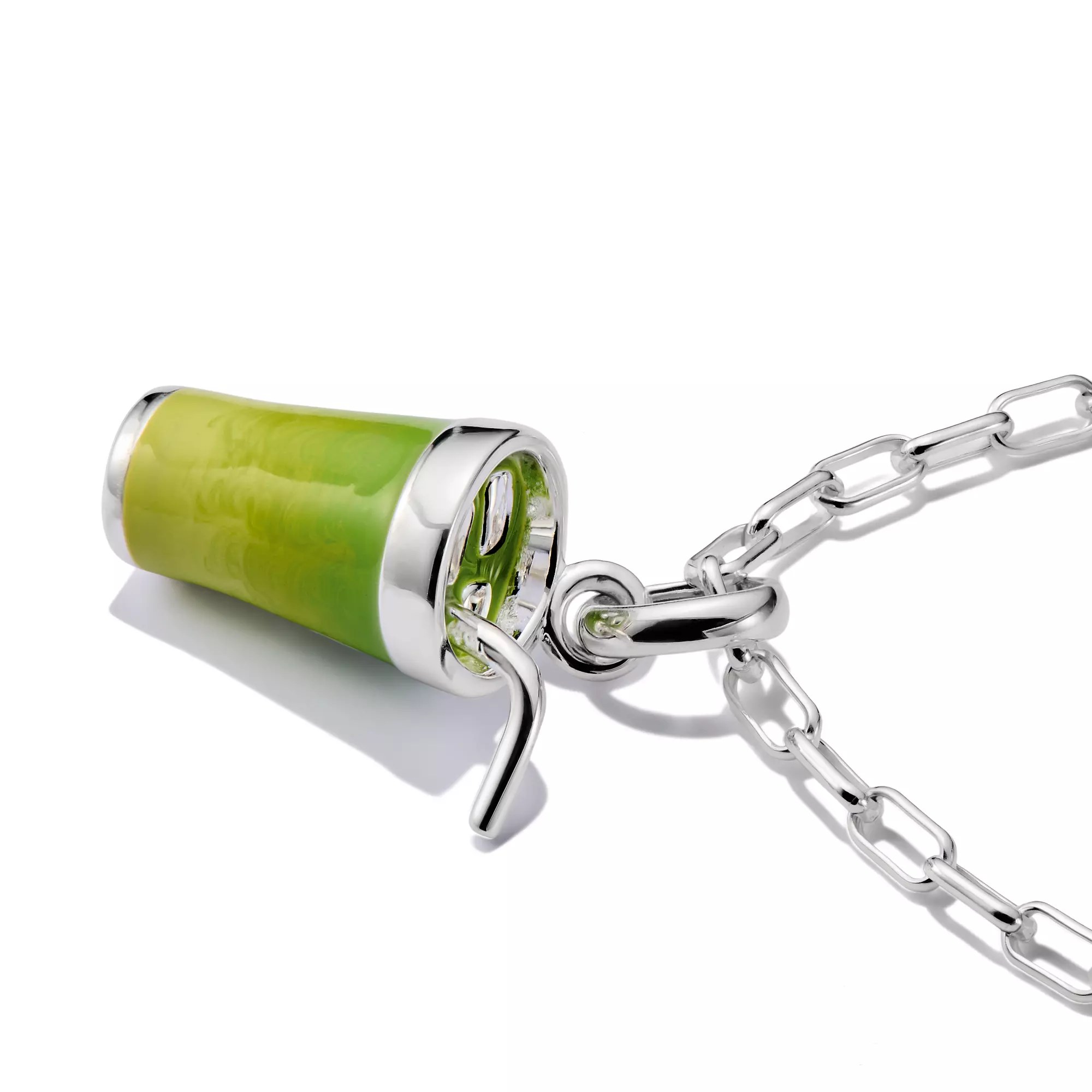 Thomas Sabo Connect - Matcha Latte - Charm mit Öse - Silber & Kaltemail – Ansicht 2