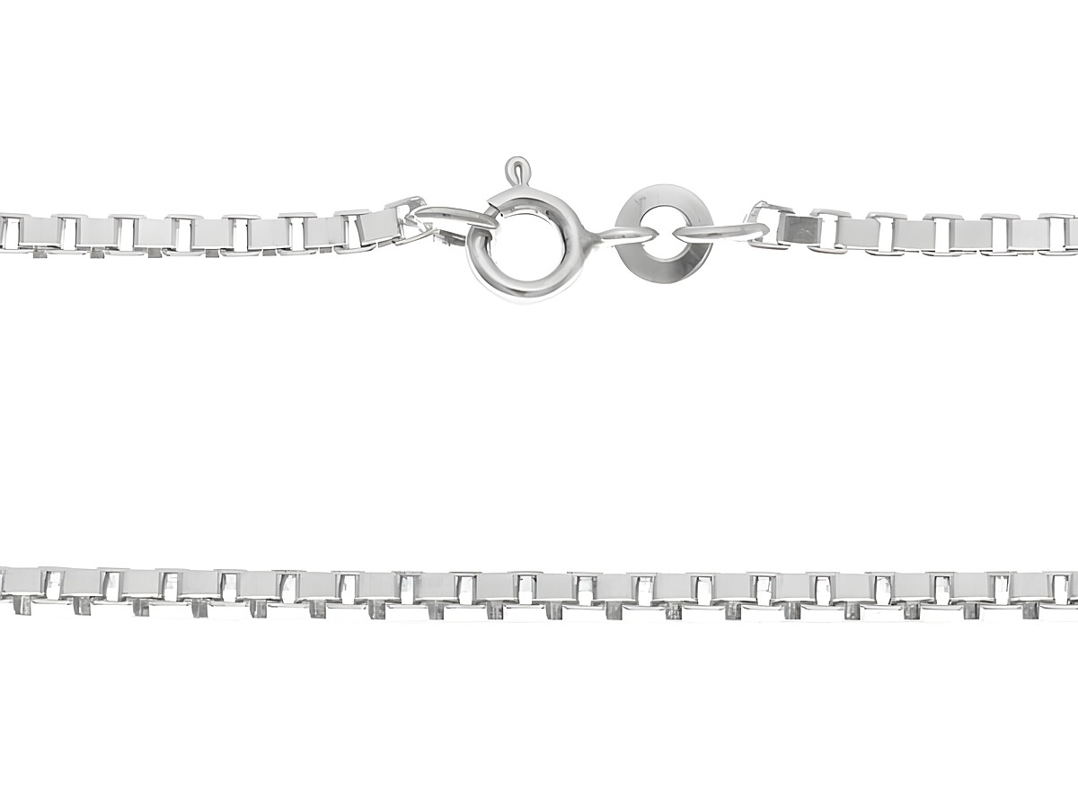Silberkette Venezia kette 2,1 x 2,1 mm 45 cm von Juwelier Harnisch, elegant und zeitlos, ideal für jeden Anlass. Hochwertige Verarbeitung ab 2mm.