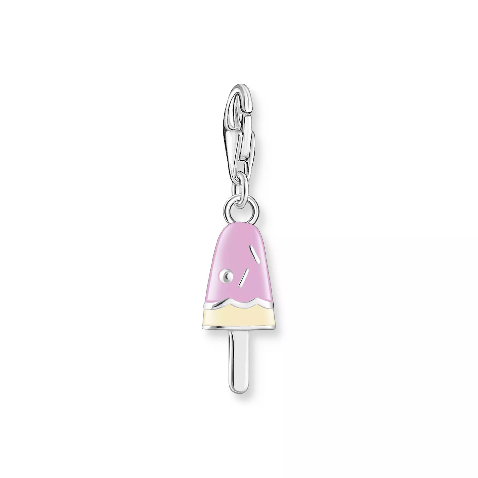 Thomas Sabo Charm-Anhänger - Holiday Vibes - Eis - Silber & Emaille & Zirkonia - mehrfarbig – Ansicht 2
