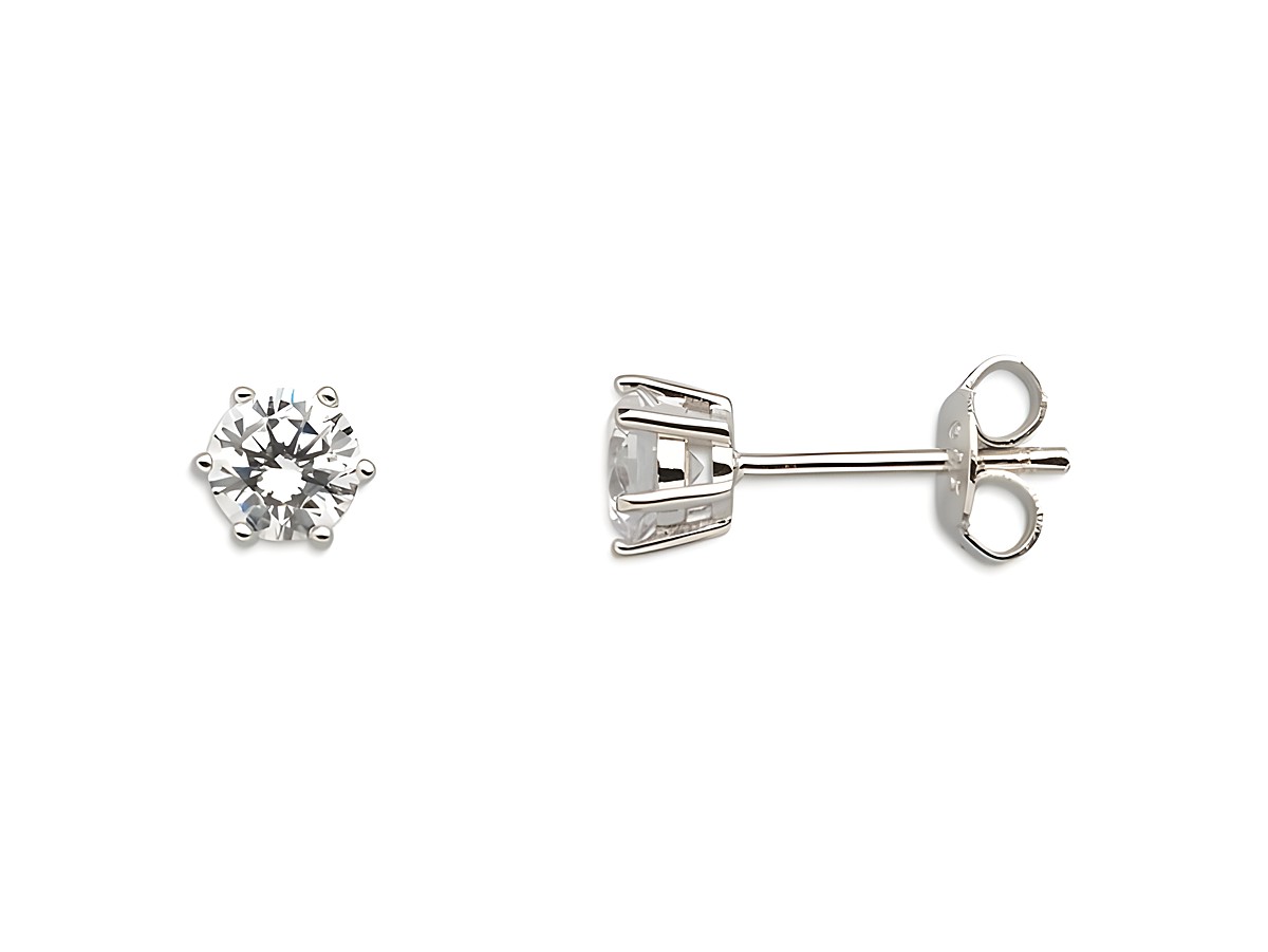 Xenox Sterling Silber Ohrringe XS7213 mit strahlendem Krappe Design, hochwertiger Ohrschmuck aus Silber, ideal für stilvolle Akzente.