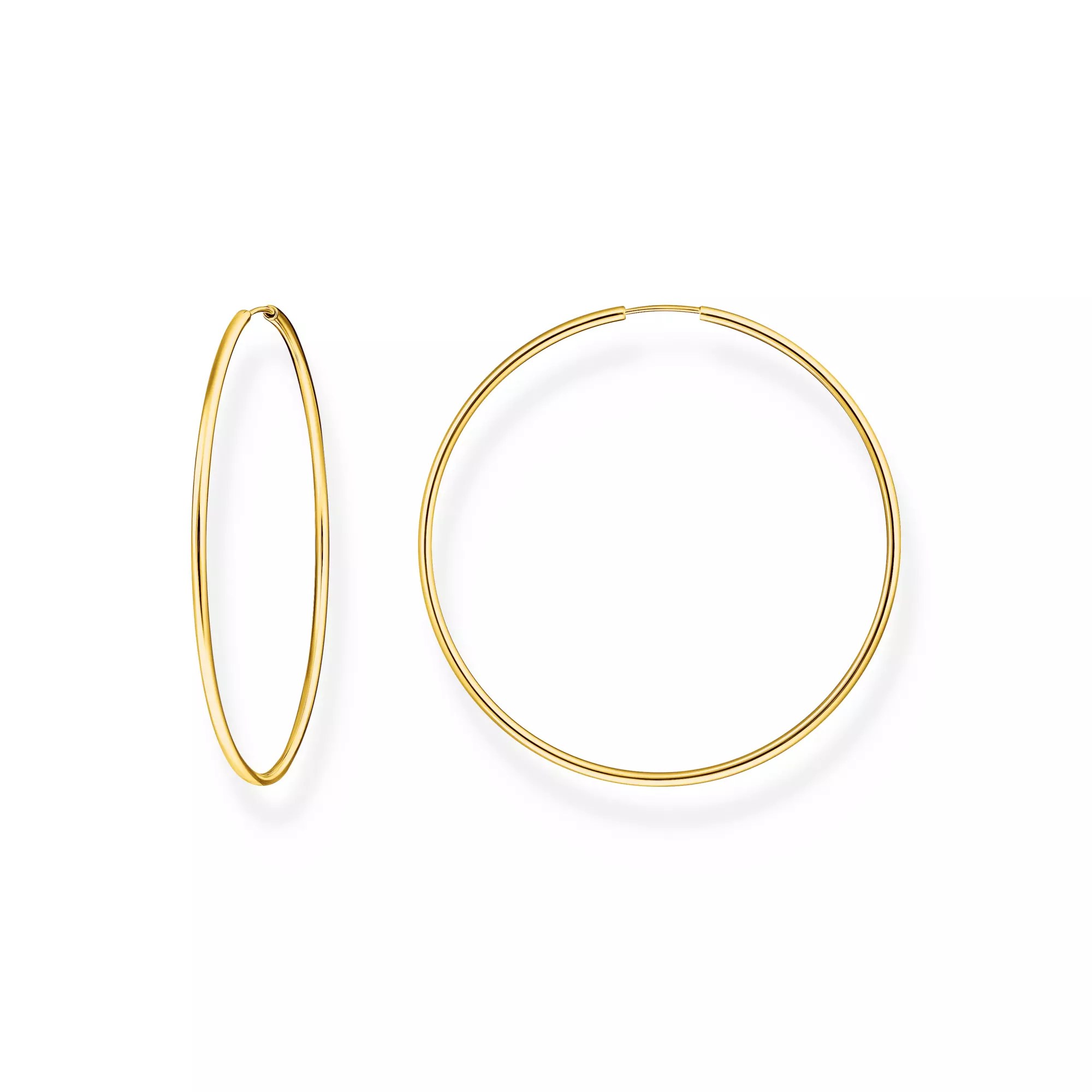 Thomas Sabo Creolen - Große Creolen - Silber Gelbgold verg.