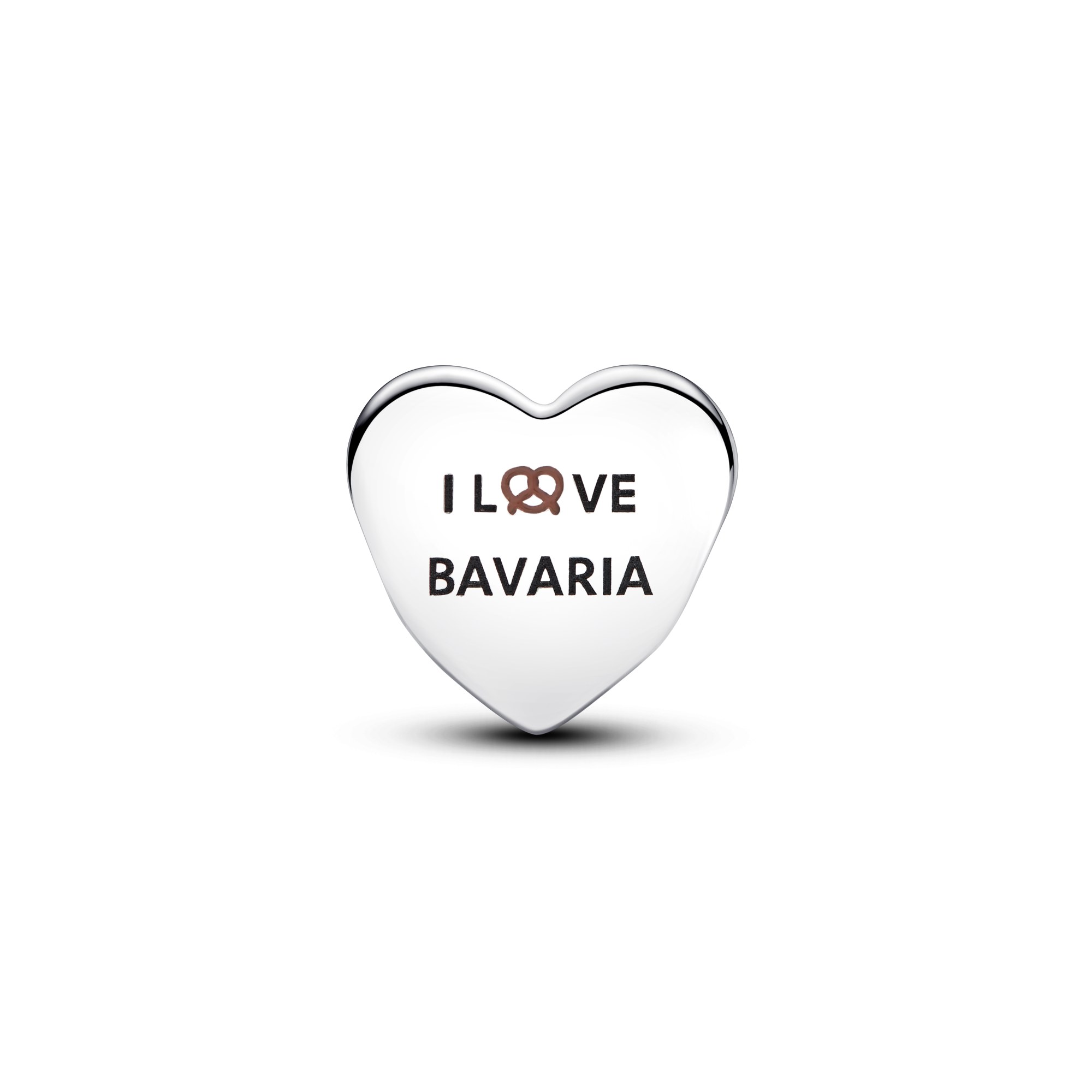 Pandora bayerisches Wappen - Bayern Herz Silber & Emaille charm – Ansicht 2