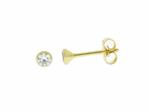 Ohrringe ELEGANT aus Gold 585 mit romantischem Zirkonia, Hersteller Juwelier Harnisch, zeitloses Design für besondere Anlässe, perfekt als Geschenk oder für den eigenen Stil.