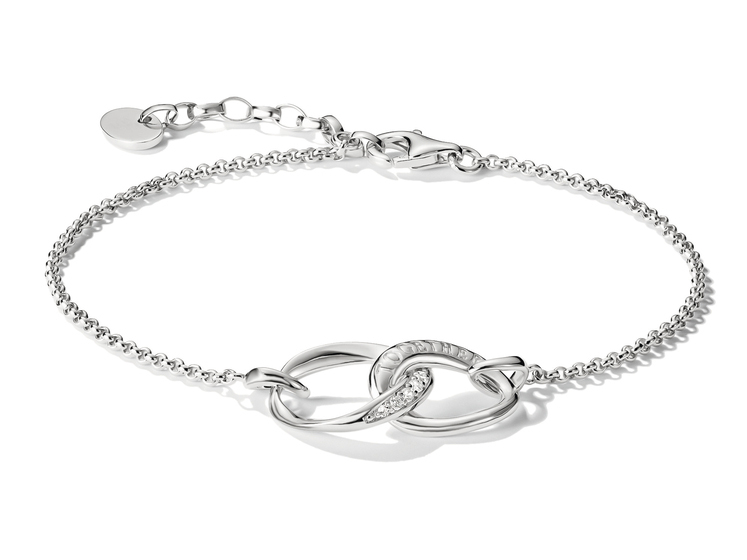 Thomas Sabo Together - A2233-051-14-L19V Armband - 19 cm - Sterling Silber recy. & Zirkonia