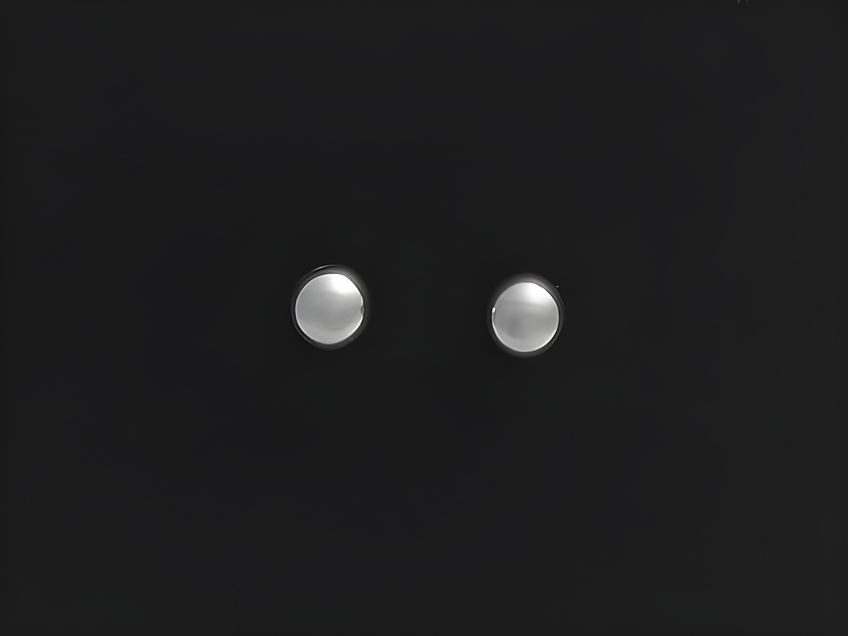 Edelstahl Ohrringe polierte Kugel 4 mm Ohrstecker von Juwelier Harnisch elegante und zeitlose Schmuckstücke in schlichtem Design ideal für den Alltag oder besondere Anlässe.