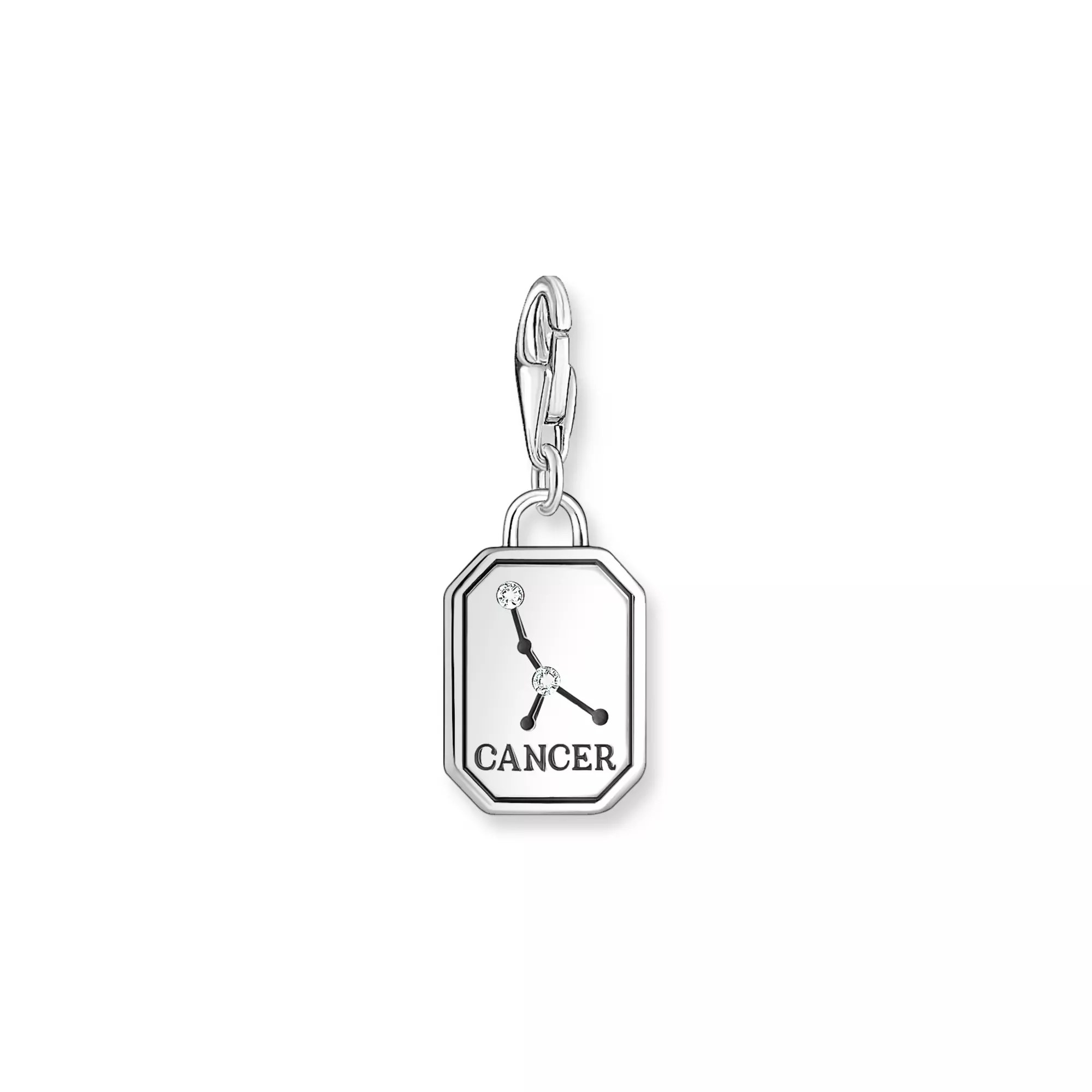 Thomas Sabo Charm-Anhänger - Sternzeichen Krebs - Silber gesch. & Zirkonia – Ansicht 2