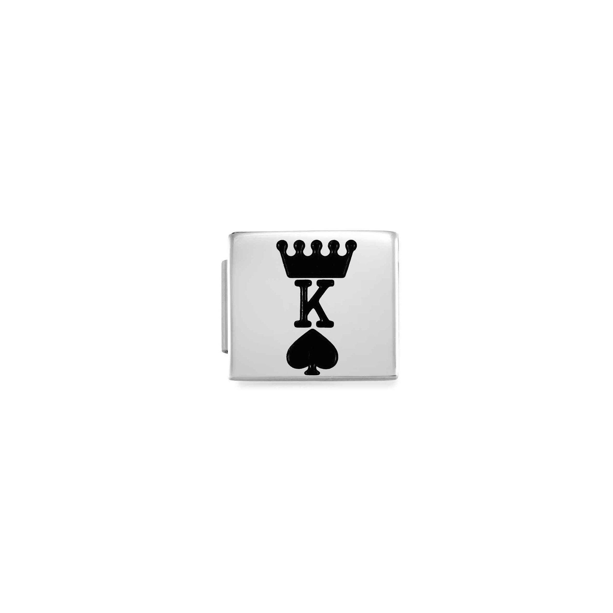Nomination Classic GLAM Link Edelstahl mit Emaille - K of Spades