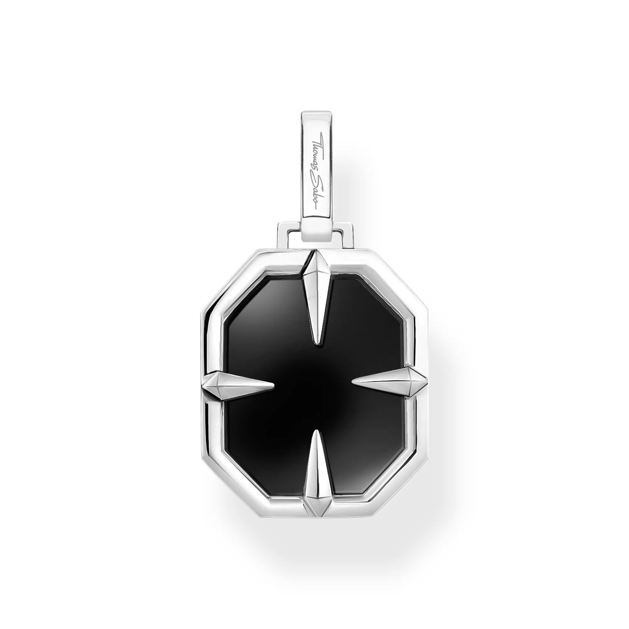 Thomas Sabo Anhänger - Sterling Silber - geschw. + Onyx + Zirkonia schwarz – Ansicht 2