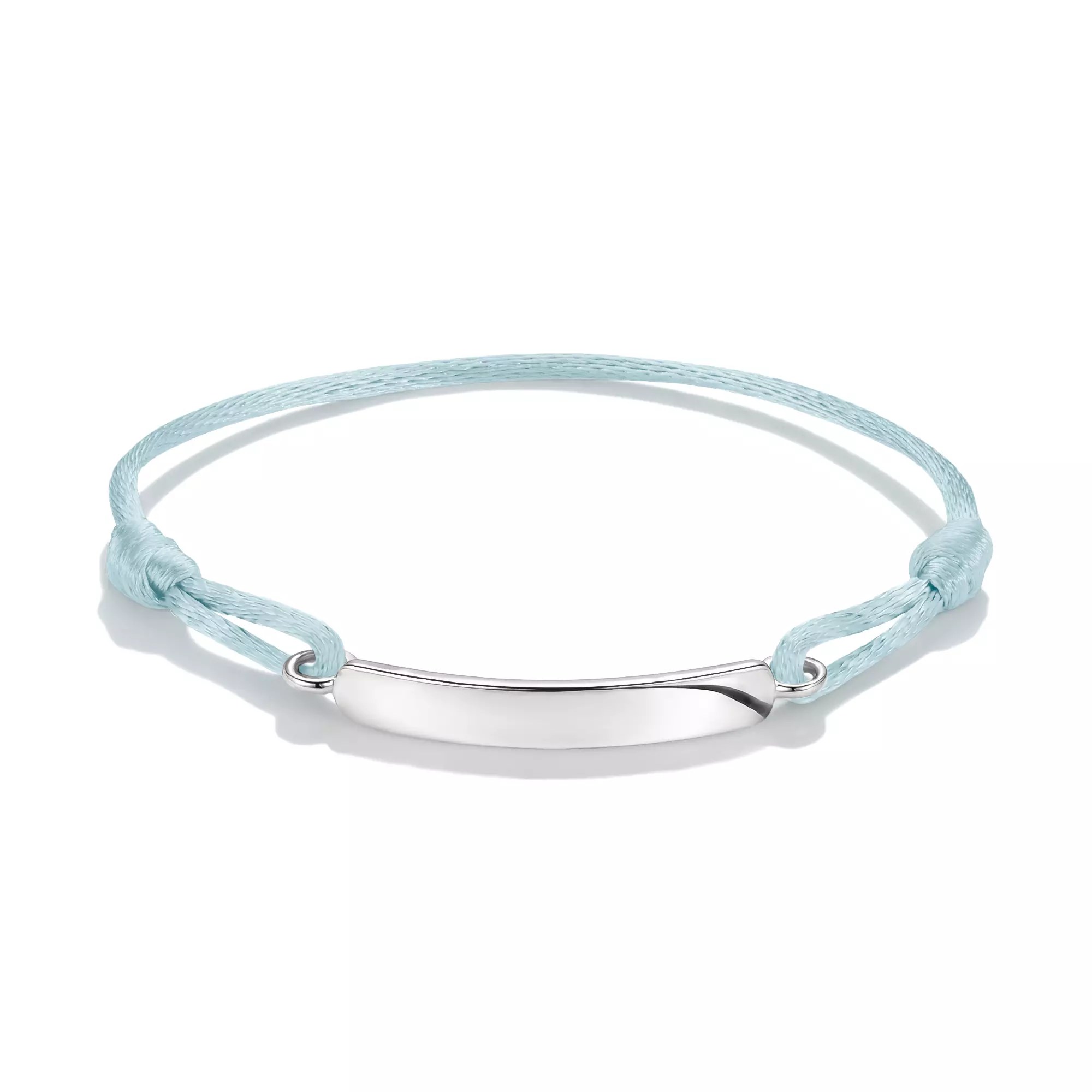 Thomas Sabo Together - Gravur-Armband - 24 cm - Sterling Silber recy. - hellblau