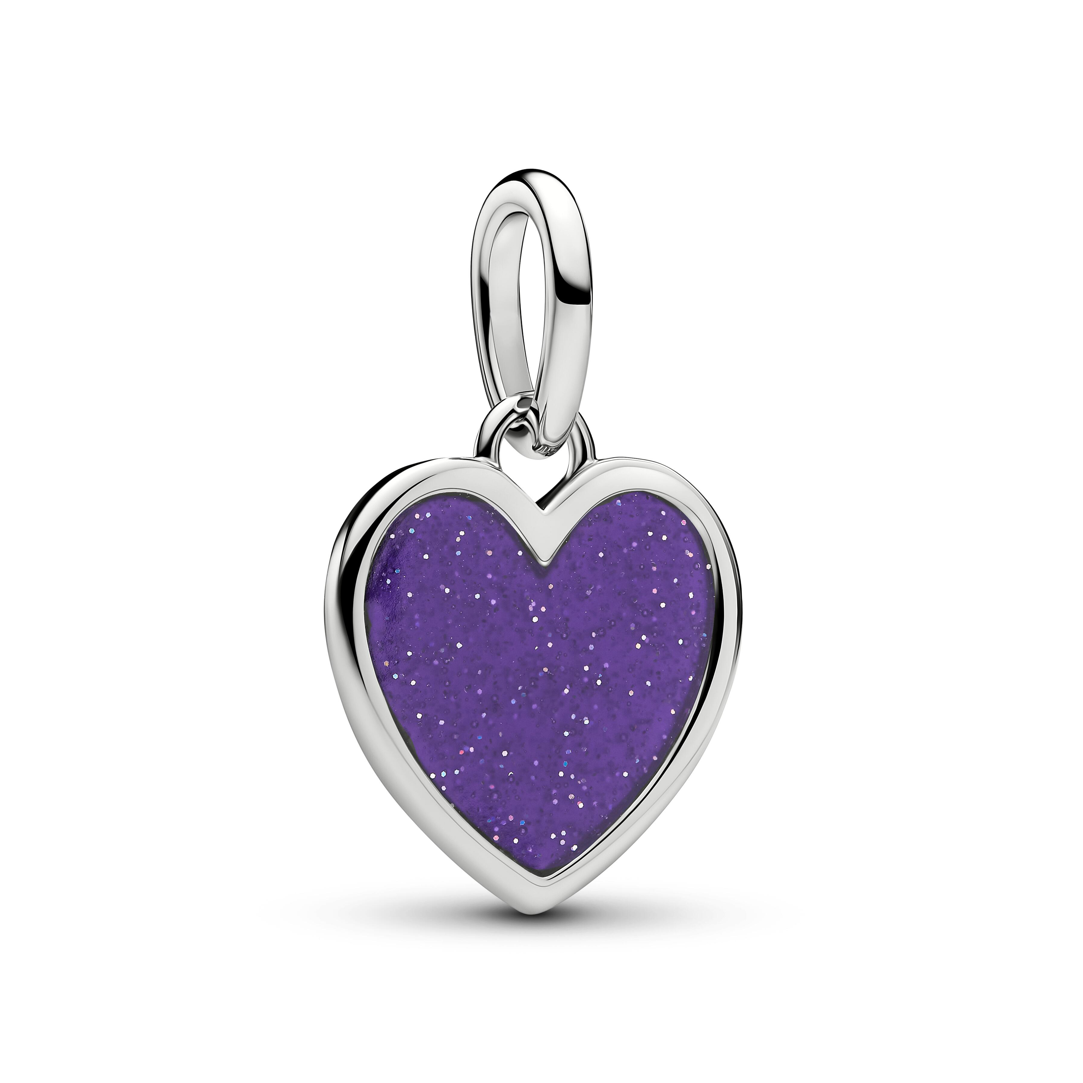 Pandora Moments - Hänge-Charm Herz - platiniert - 735088C02