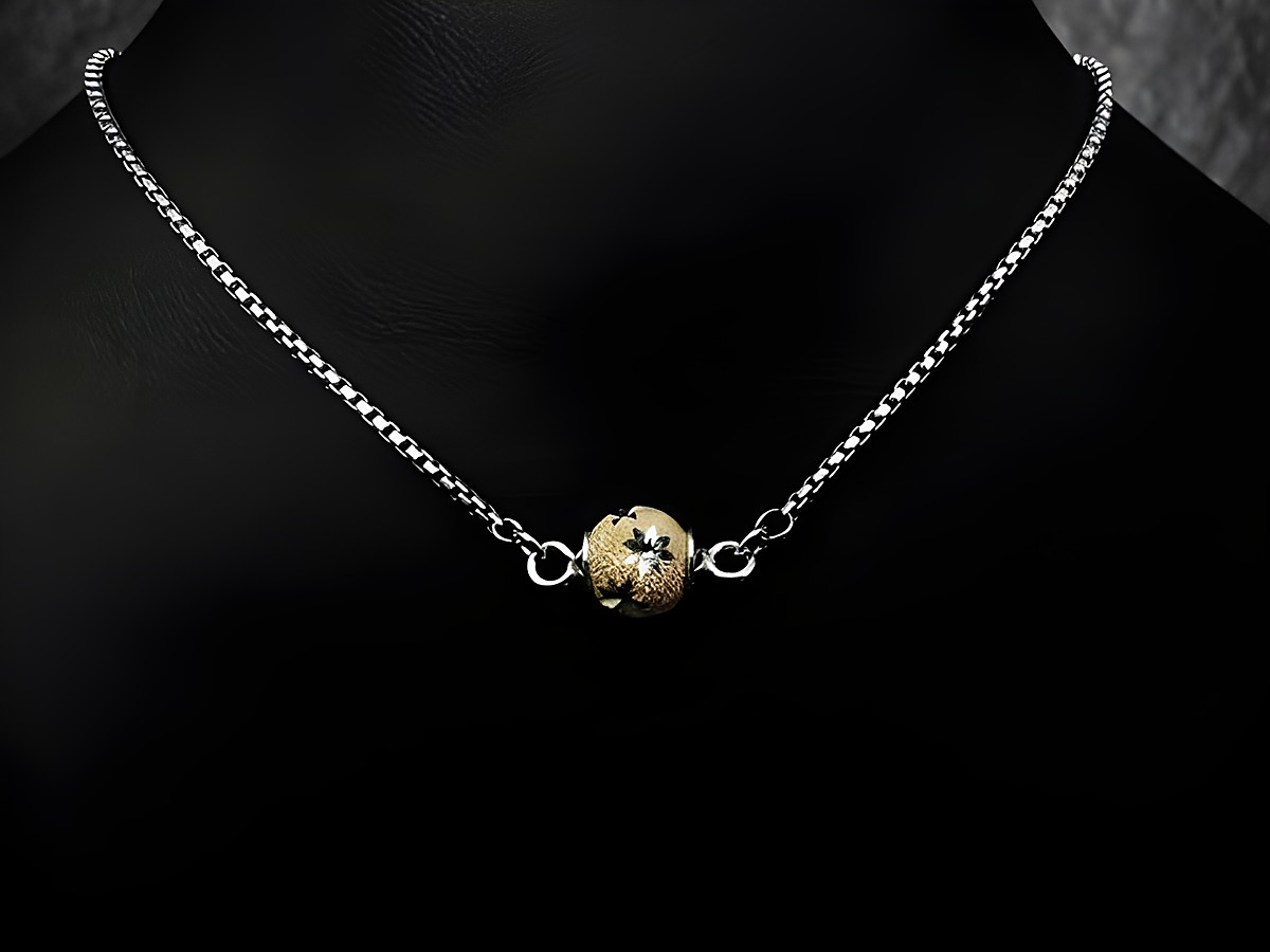 Silber Kette Venezia rhodiniert 45 cm mit elegantem Magnetverschluss von Juwelier Harnisch, einzigartiges Design und hochwertige Verarbeitung. Perfektes Schmuckstück für besondere Anlässe.