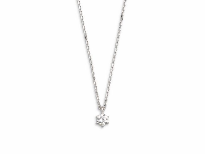 27001268-0 Elegante Xenox Sterling Silber Kette XS7380 mit Ankerkette und Krappe von 40 bis 45 cm, verziert mit einem funkelnden Anhänger. Ideales Schmuckstück für jeden Anlass.