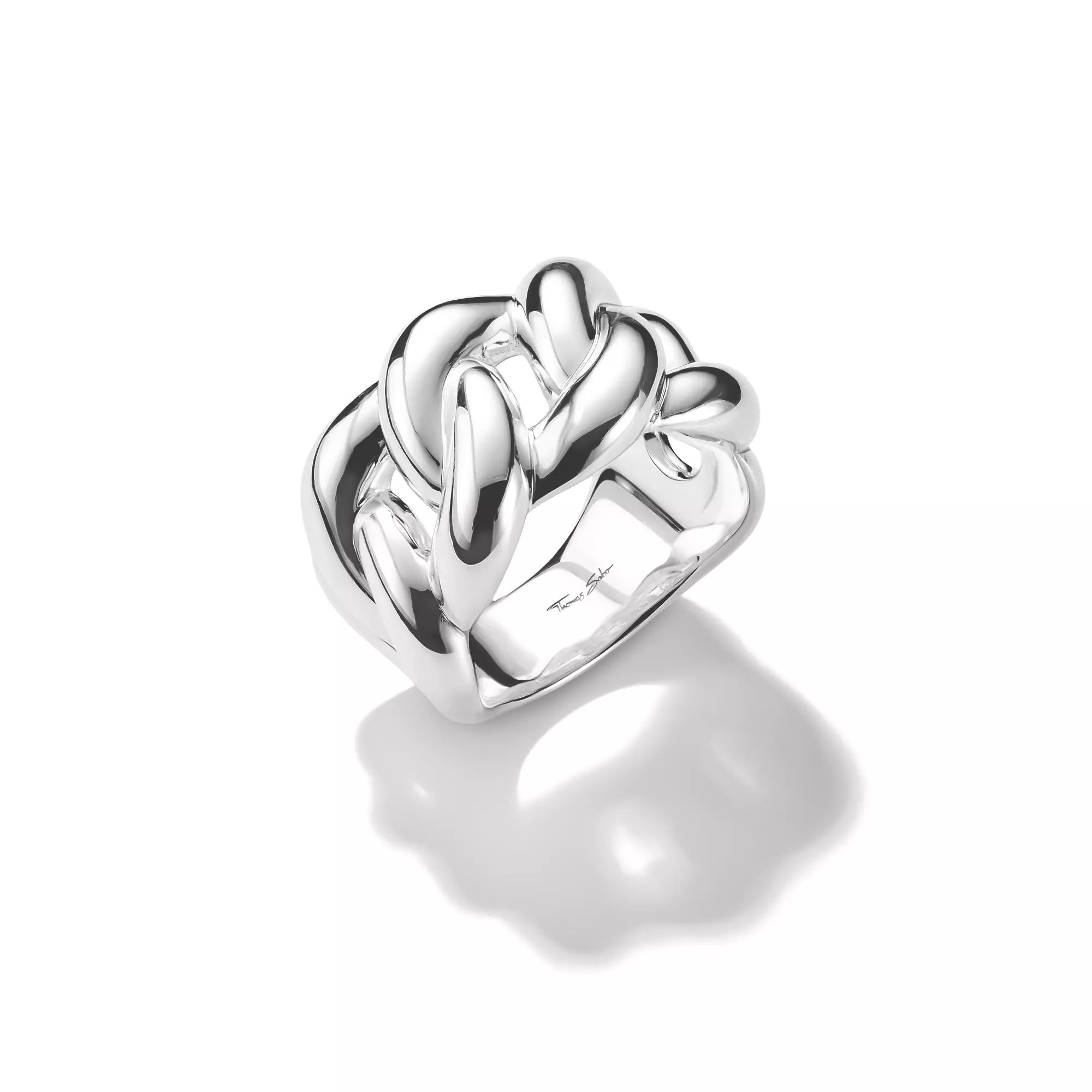 Thomas Sabo Bold Elegance Ring - Sterling Silber - Silberfarben – Ansicht 2