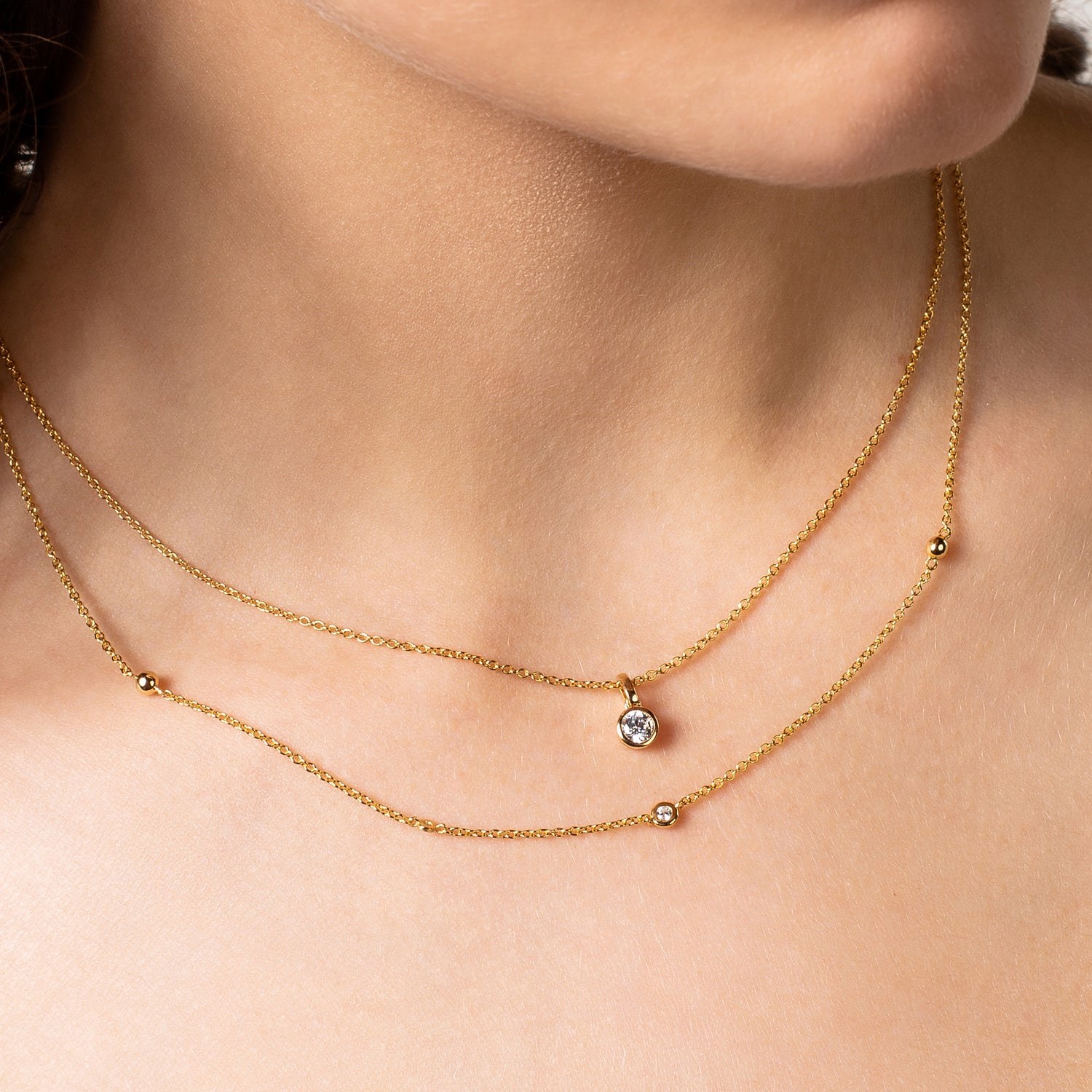 XENOX Sterling Silber Kette XS7283R - 40-45 cm - ZARGE ROSÈ - Roségold vergoldet Ankerkette - Zarge – Ansicht 2