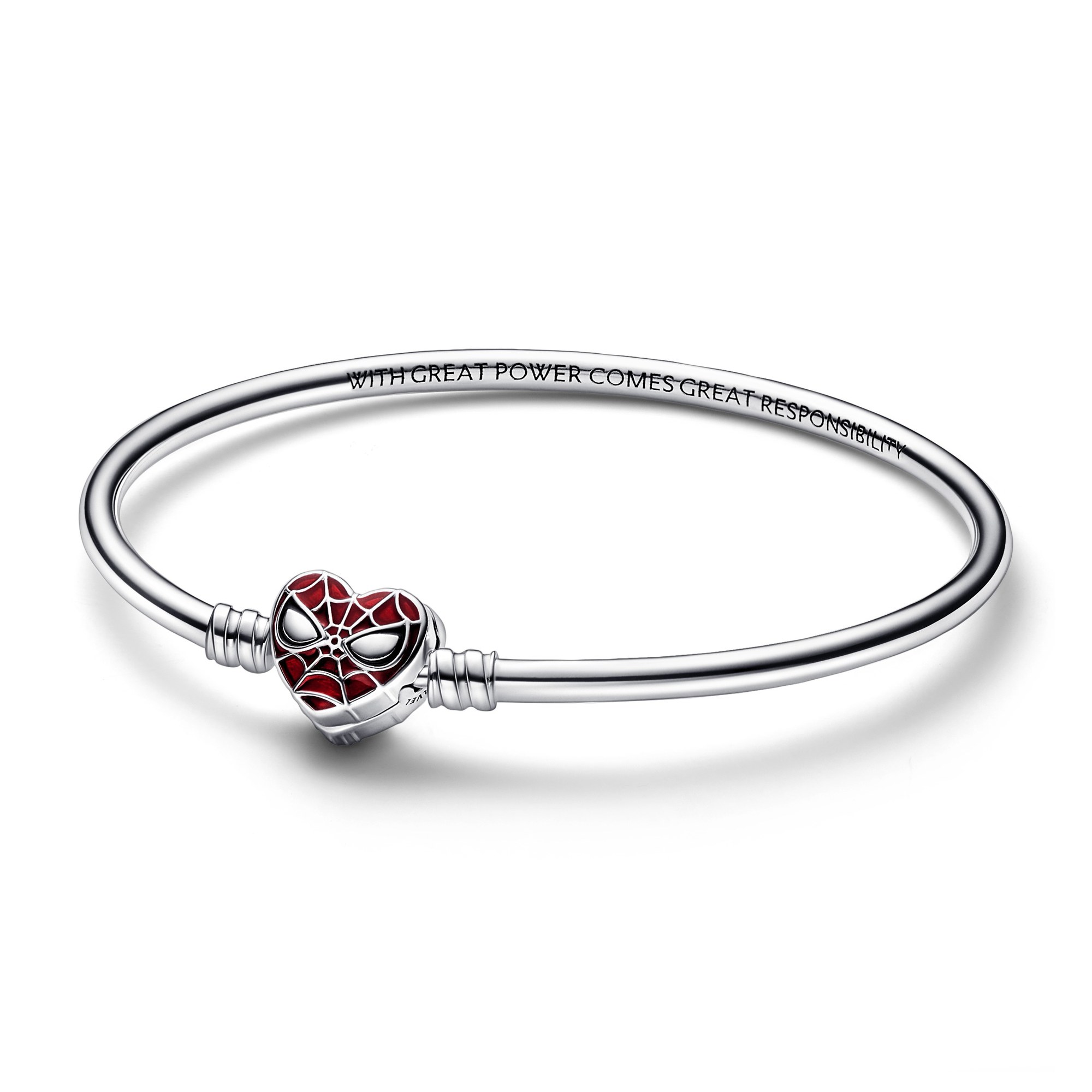 Pandora Marvel - Armreifen - Pandora Marvel Spider-Man Maske - Sterling Silber - Emaille - Mehrfarbig